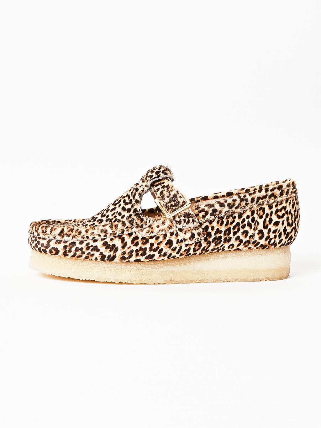 Clarks - Leopard Print Wallabee T Bar – Frances May
