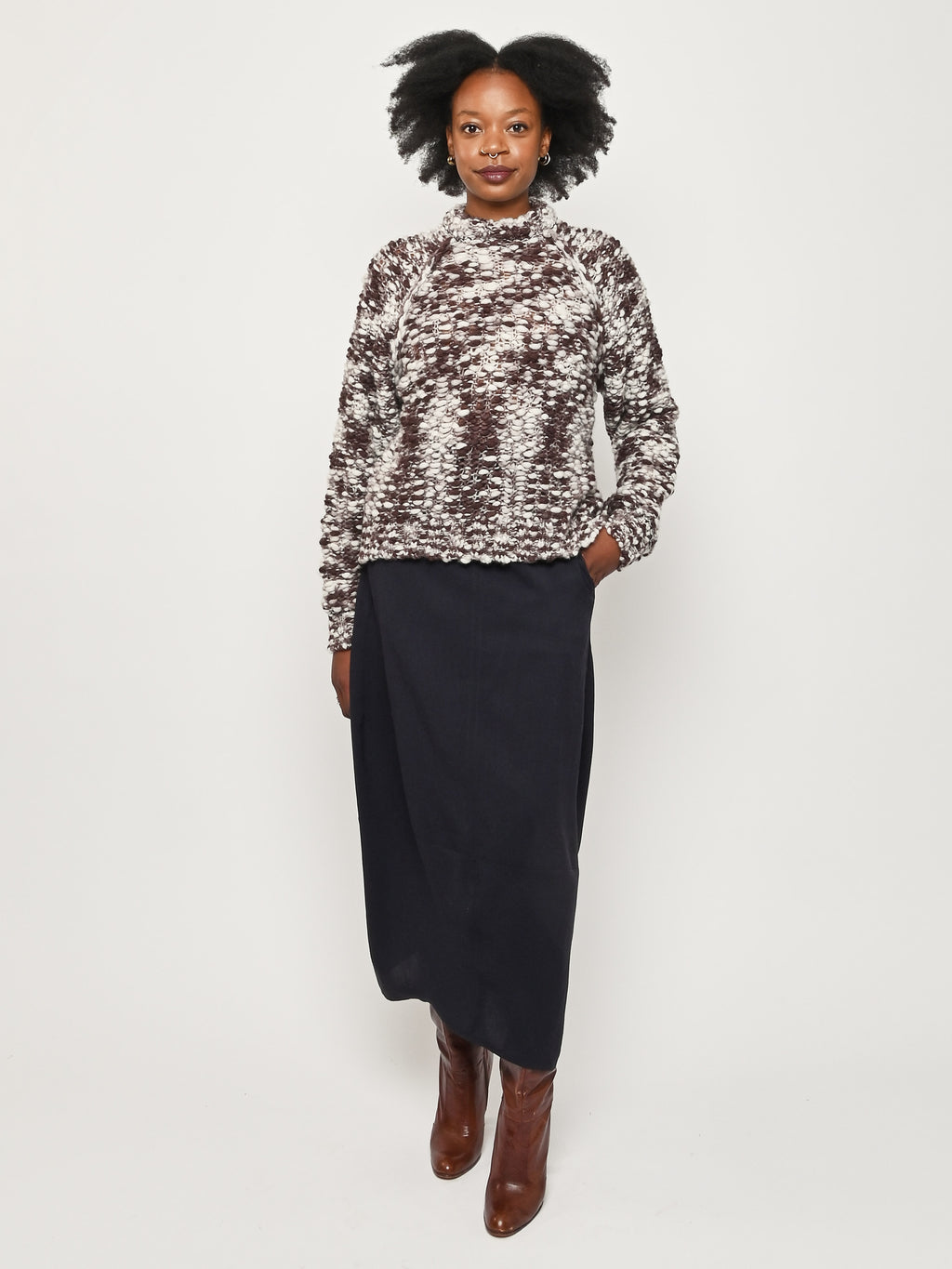 帽子 HENRIK VIBSKOV fringe Knit hood 帽子 HENRIK VIBSKOV fringe Knit hood HENRIK VIBSKOV fringe