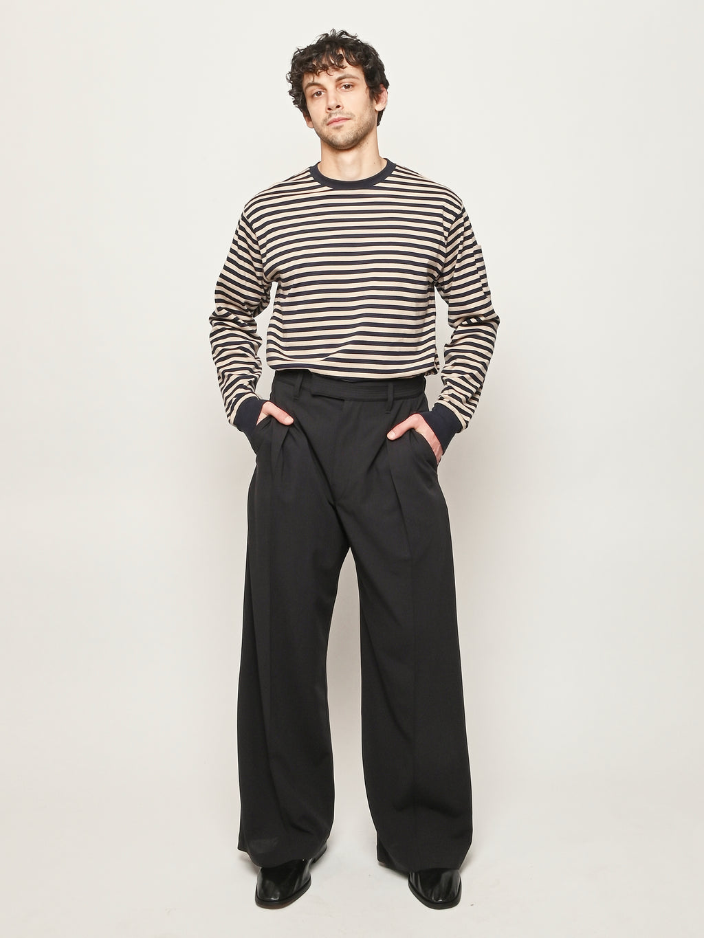 LEMAIRE - Onyx Single Pleat Pants – Frances May