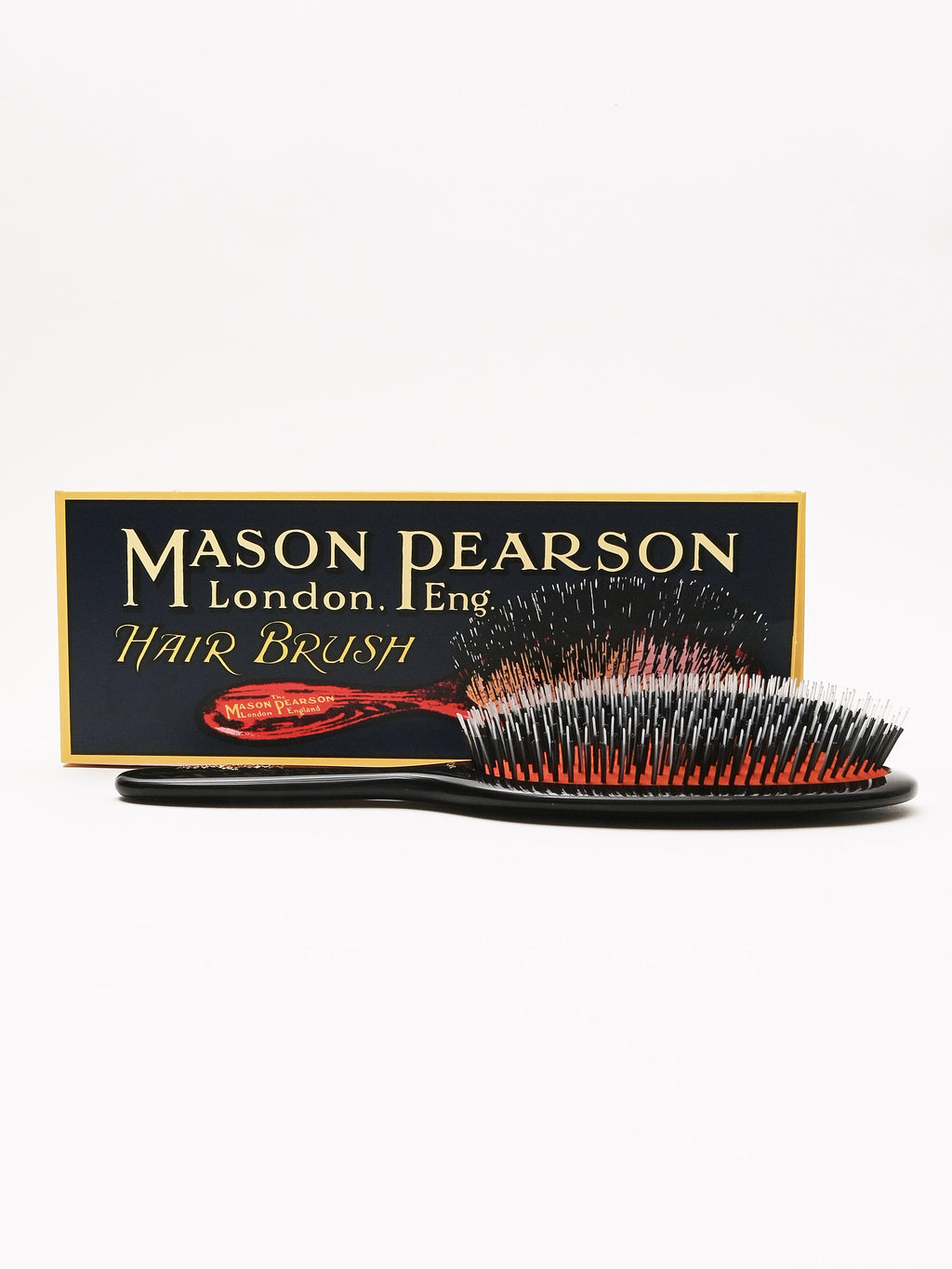 Mason Pearson - Dark Ruby Popular Bristle & Nylon Hair Brush