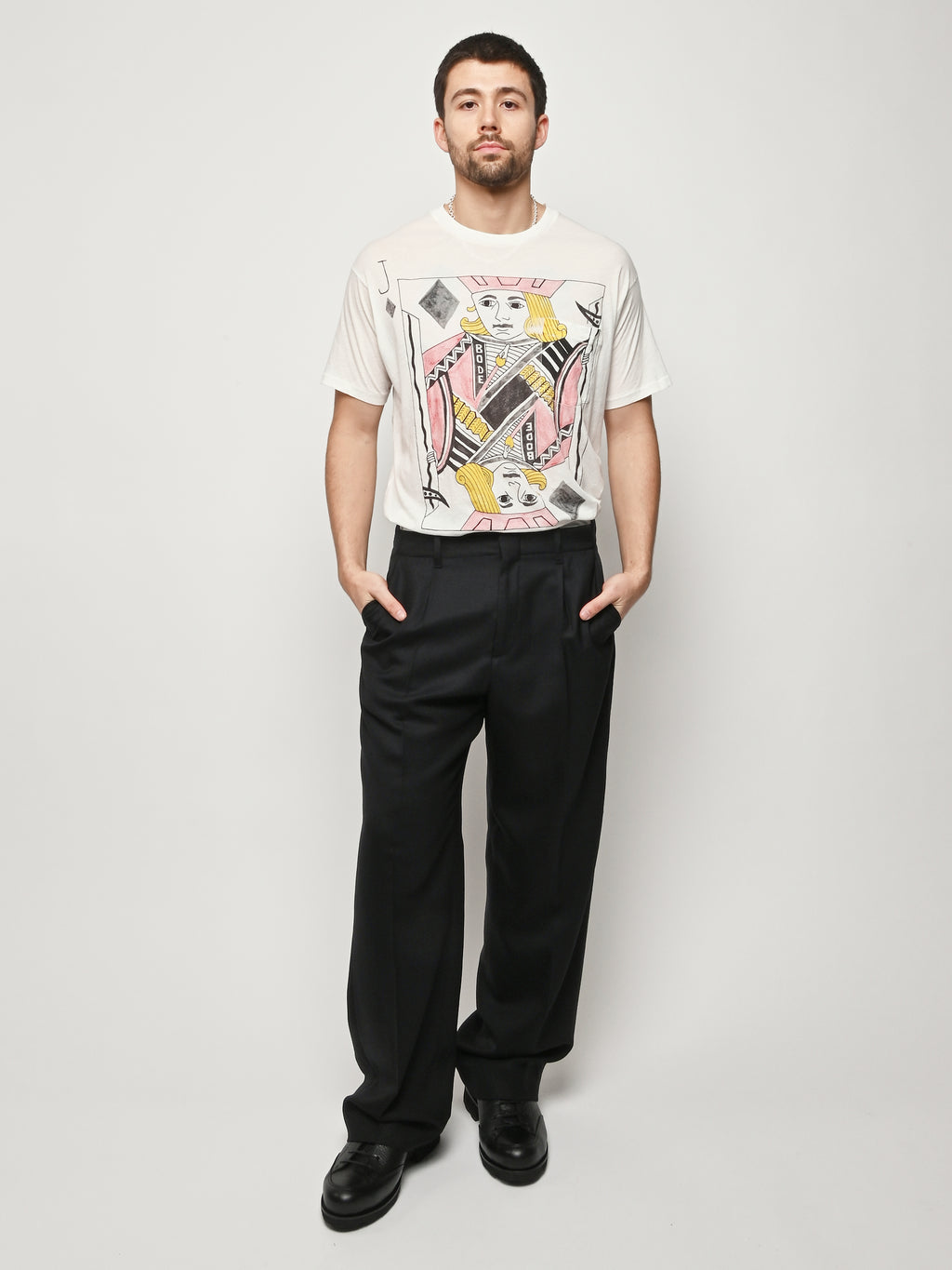 OUR LEGACY　BORROWED CHINO　Black Panama our-legacy-black-panama-wool-