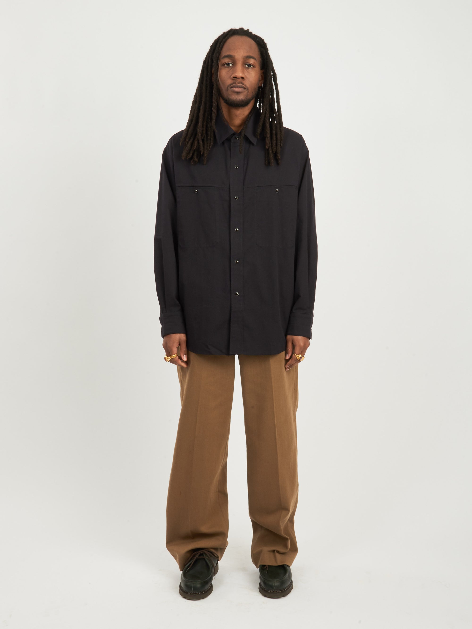 Lemaire - Midnight Indigo Welt Pocket Shirt – Frances May