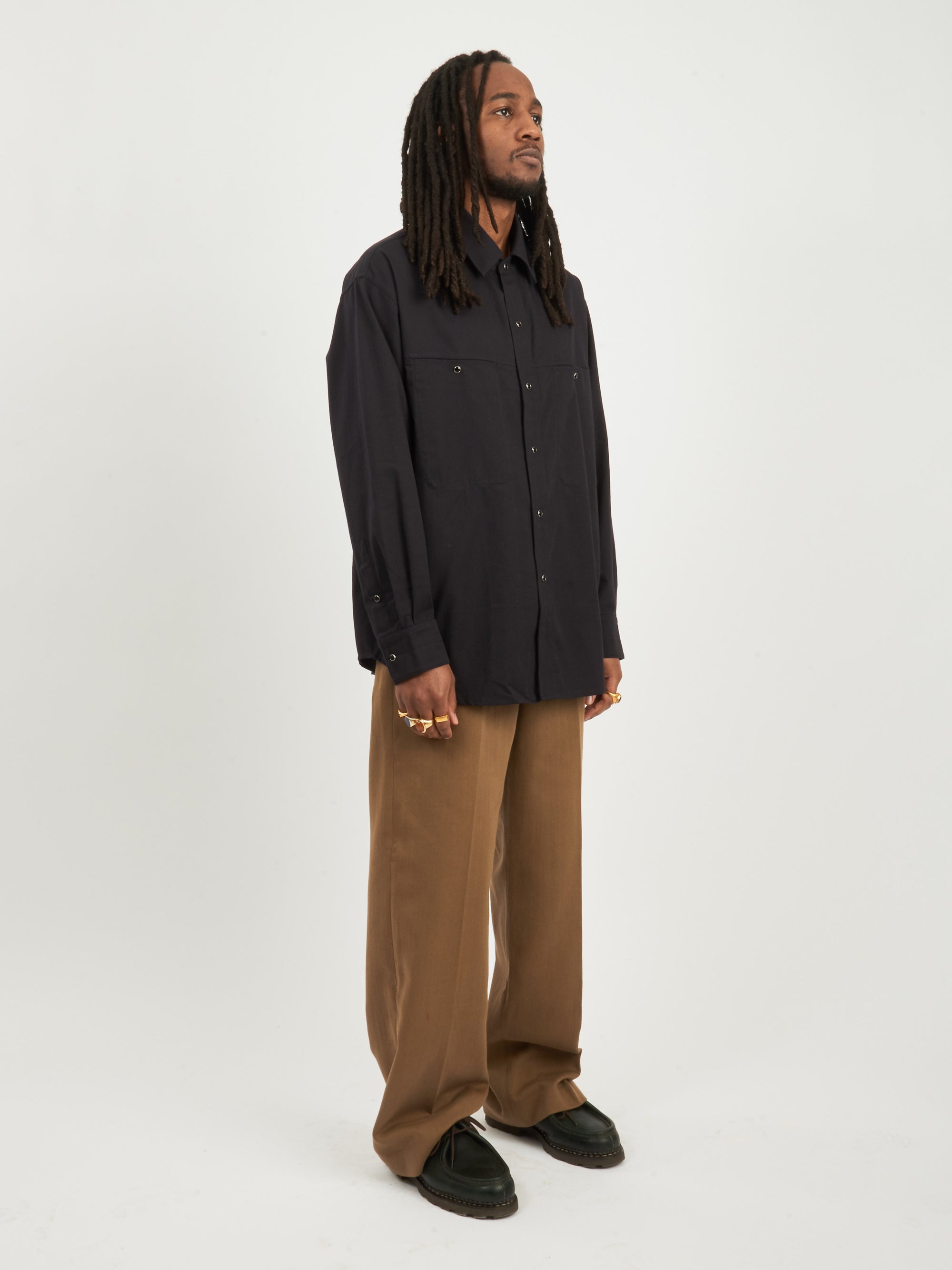 Lemaire - Midnight Indigo Welt Pocket Shirt – Frances May