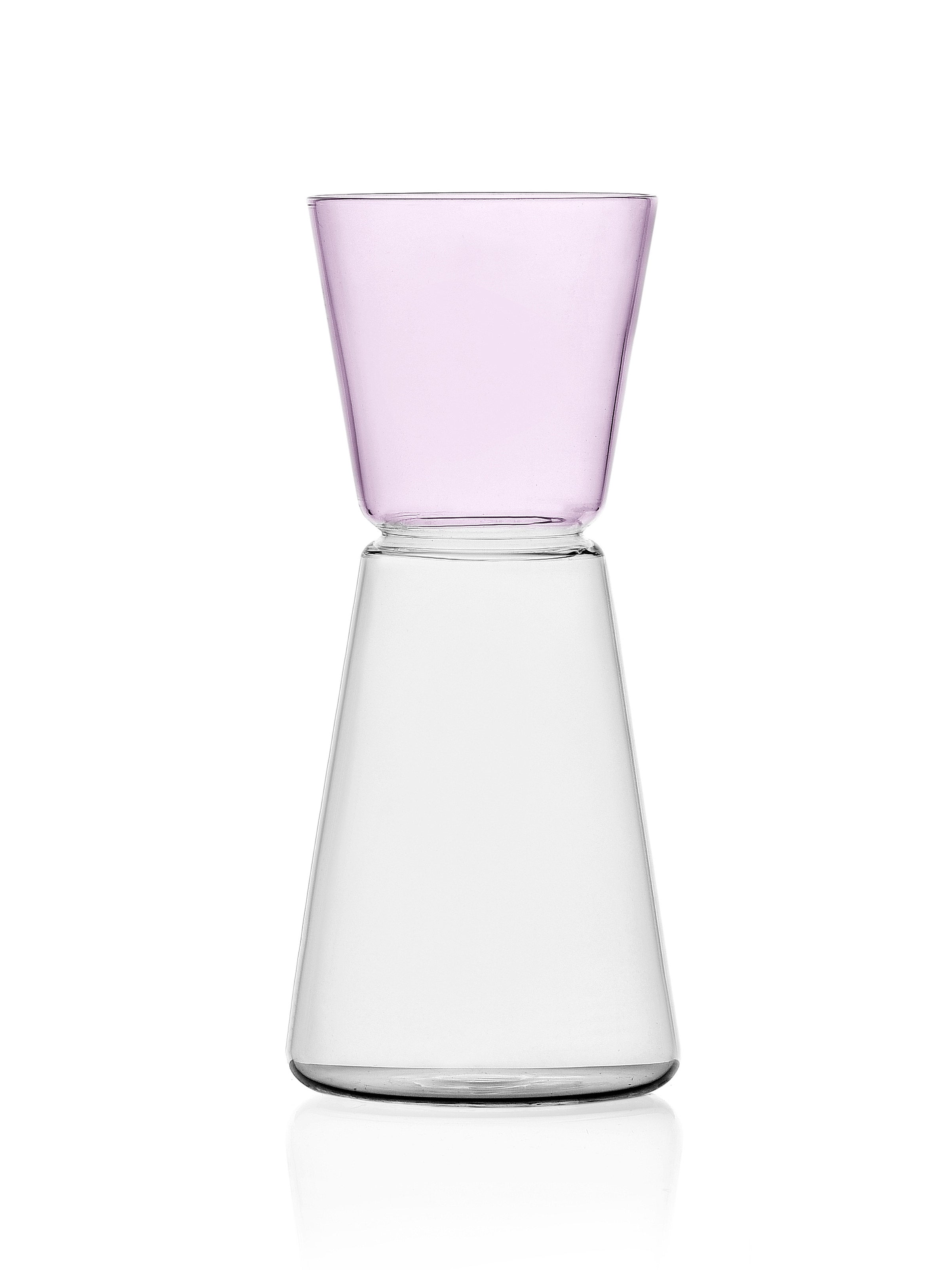 HIGH RISE Pitcher Clear/Pink 500 ml