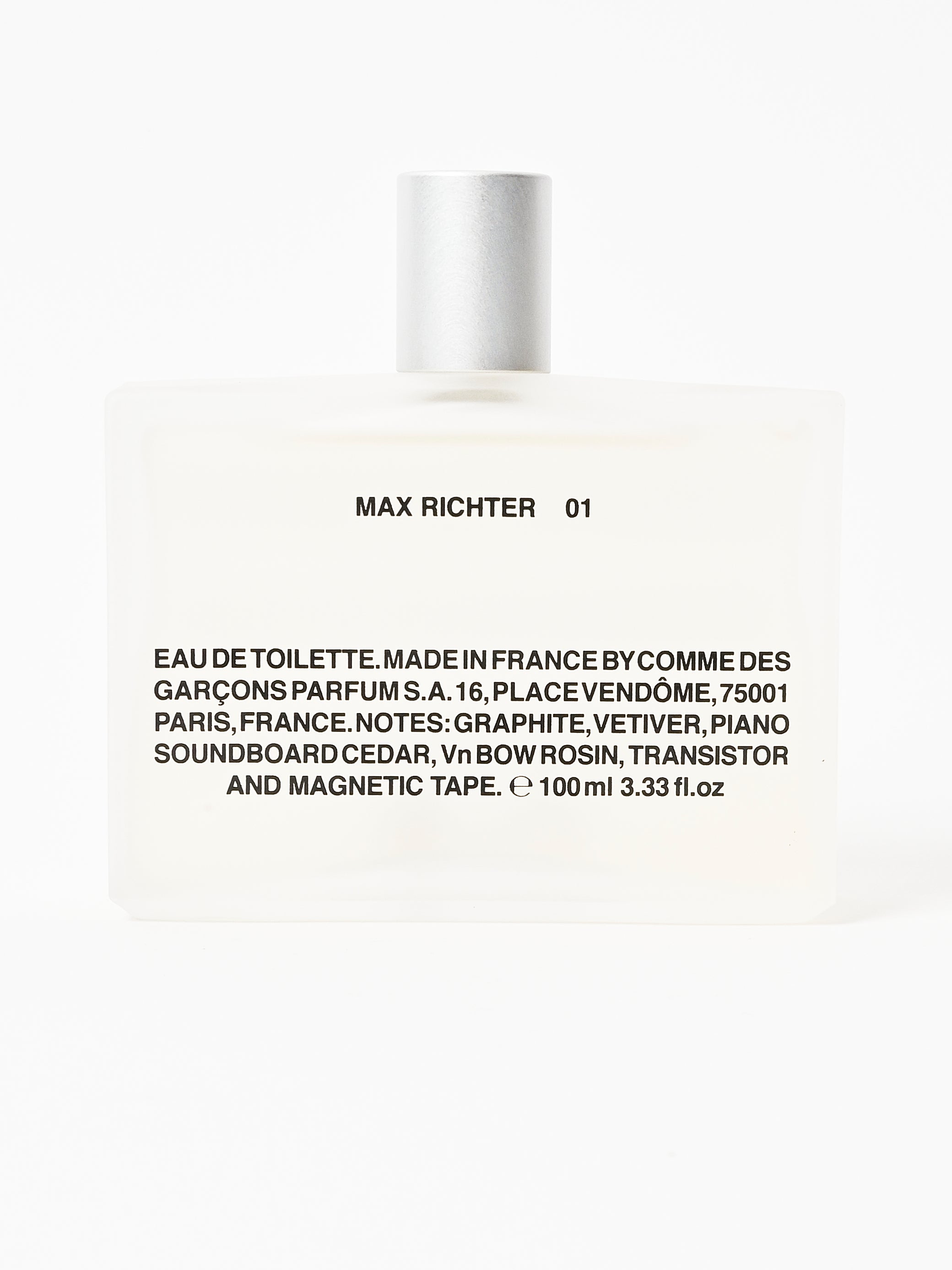 香水(ユニセックス) COMME des GARCONS MAX RICHTER 01 100ml Comme des Garçons - Max Richter 01 - Eau De Toilette – Frances May