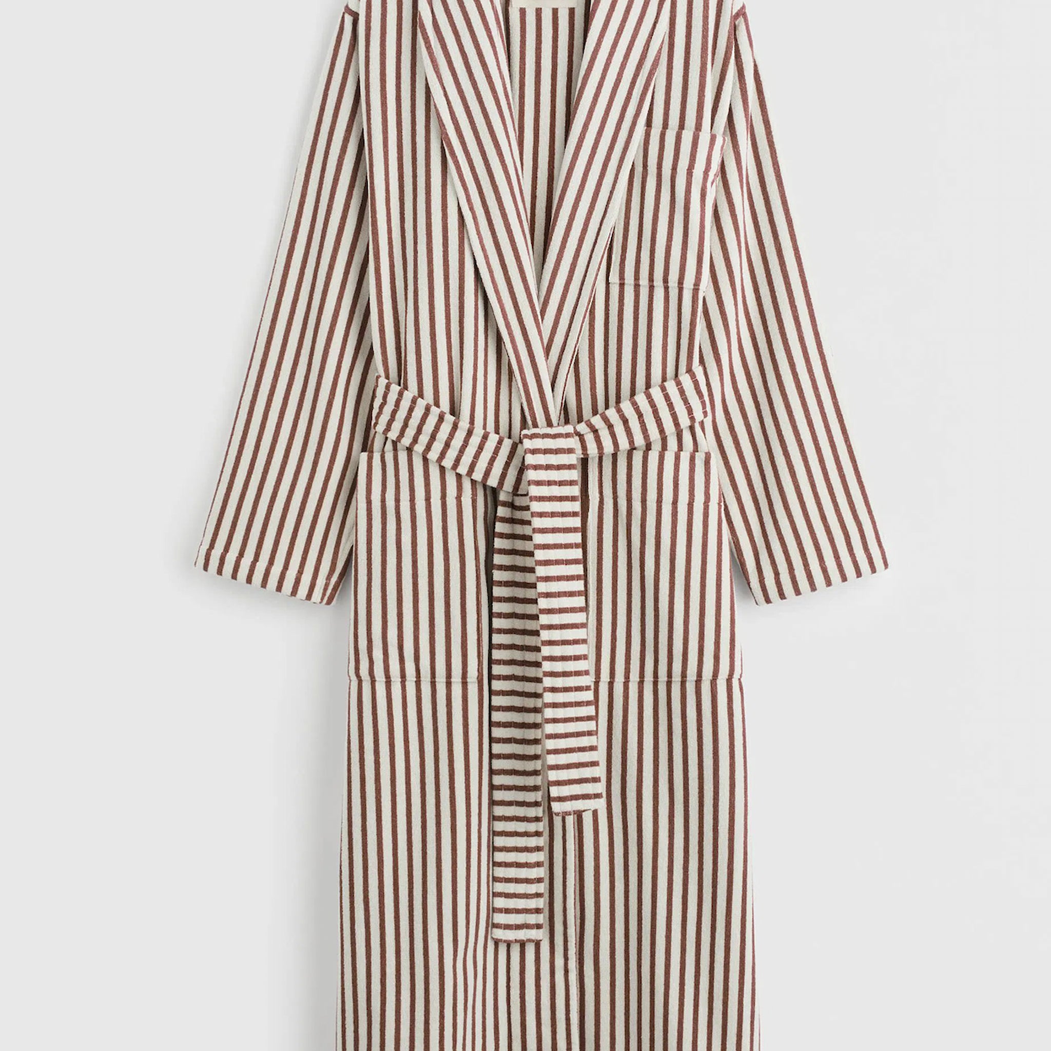 Tekla - Ripple Stripes Classic Bathrobe – Frances May