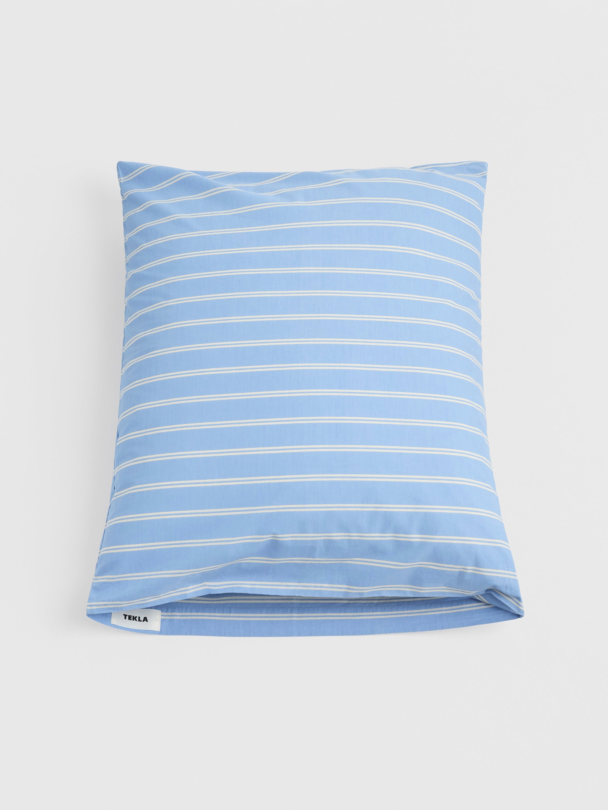 Tekla - Island Blue Stripes Percale Pillow Sham – Frances May