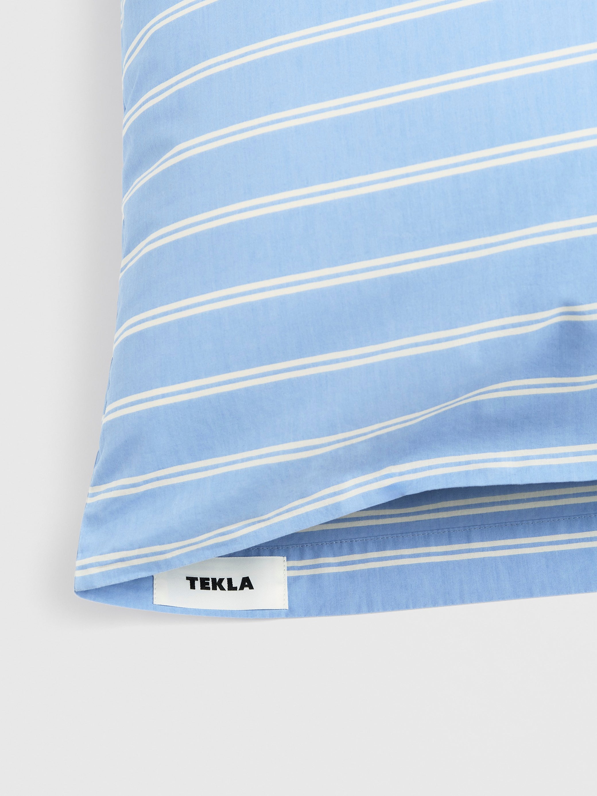 Tekla - Island Blue Stripes Percale Pillow Sham – Frances May