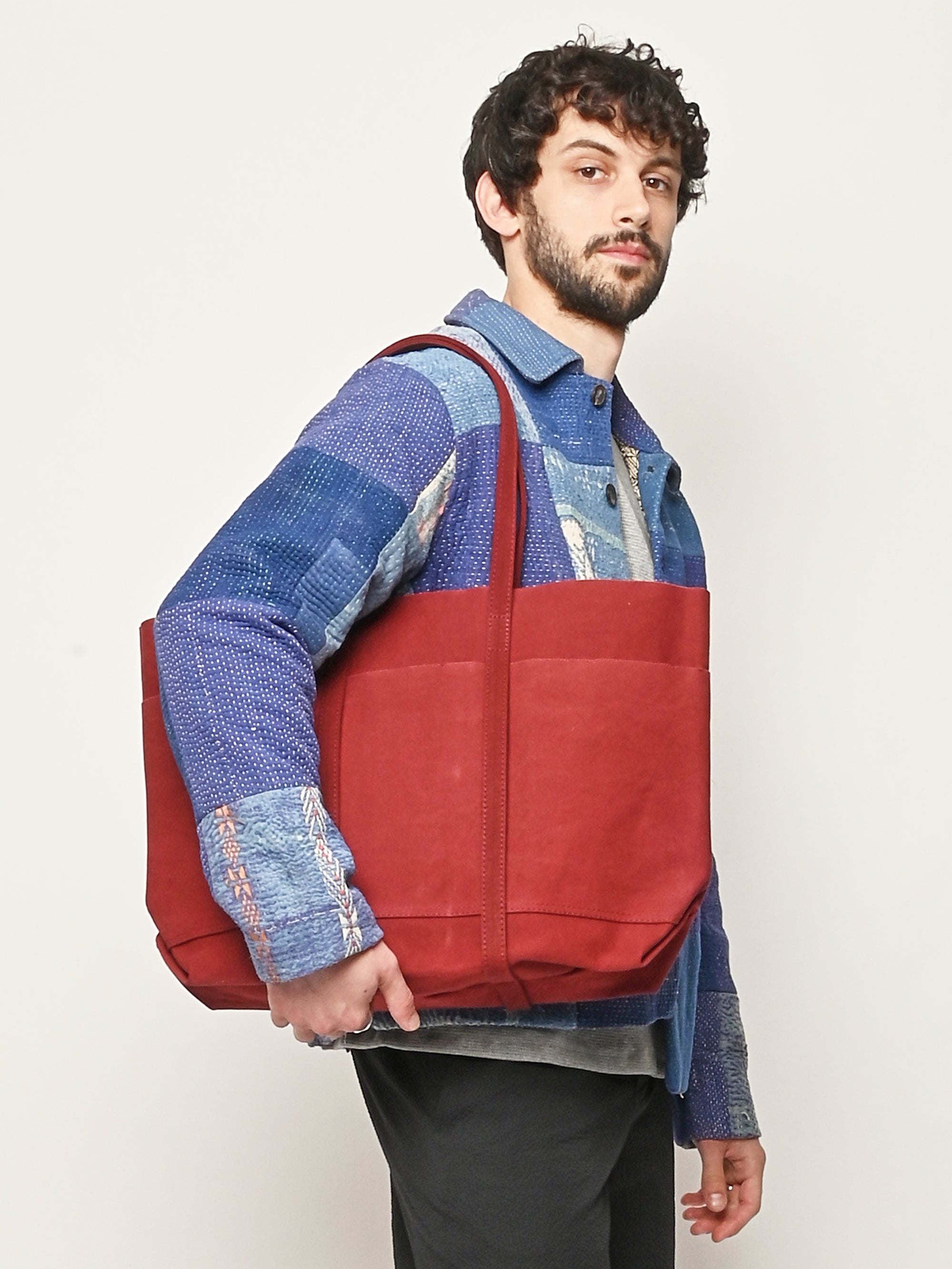 AMIACALVA】 WASHED CANVAS 6POCKETS TOTE 【公式通販】