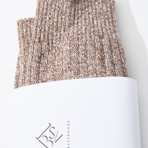 Baserange Race Overankle Socks in Grey Melange