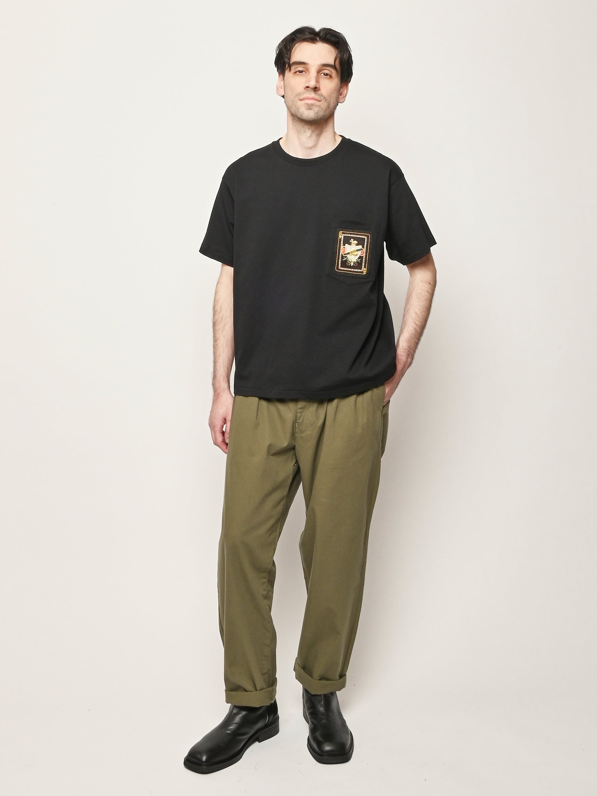 Bode - Black Bullion Card Tee – Frances May