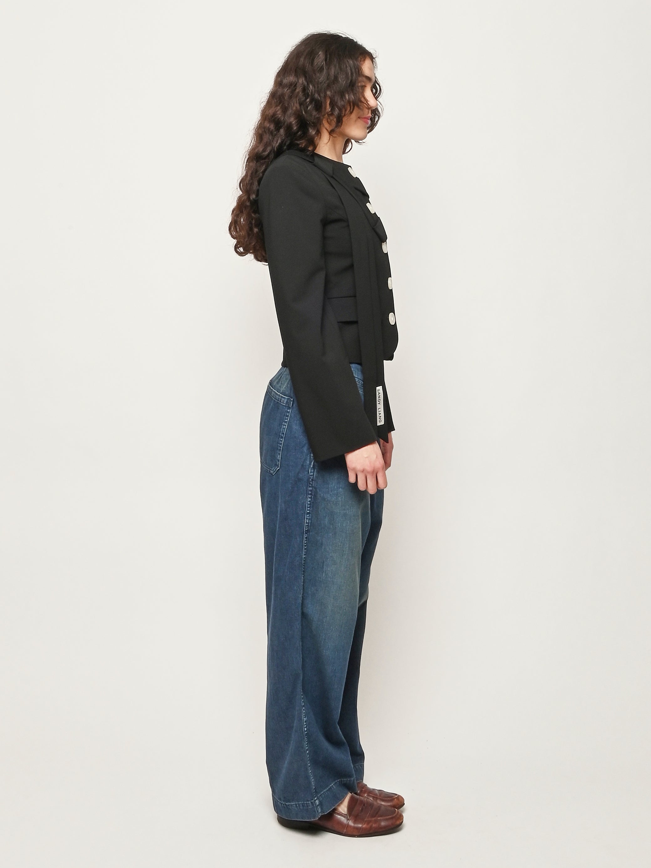 Chimala - Indigo US Navy Denim Trousers – Frances May