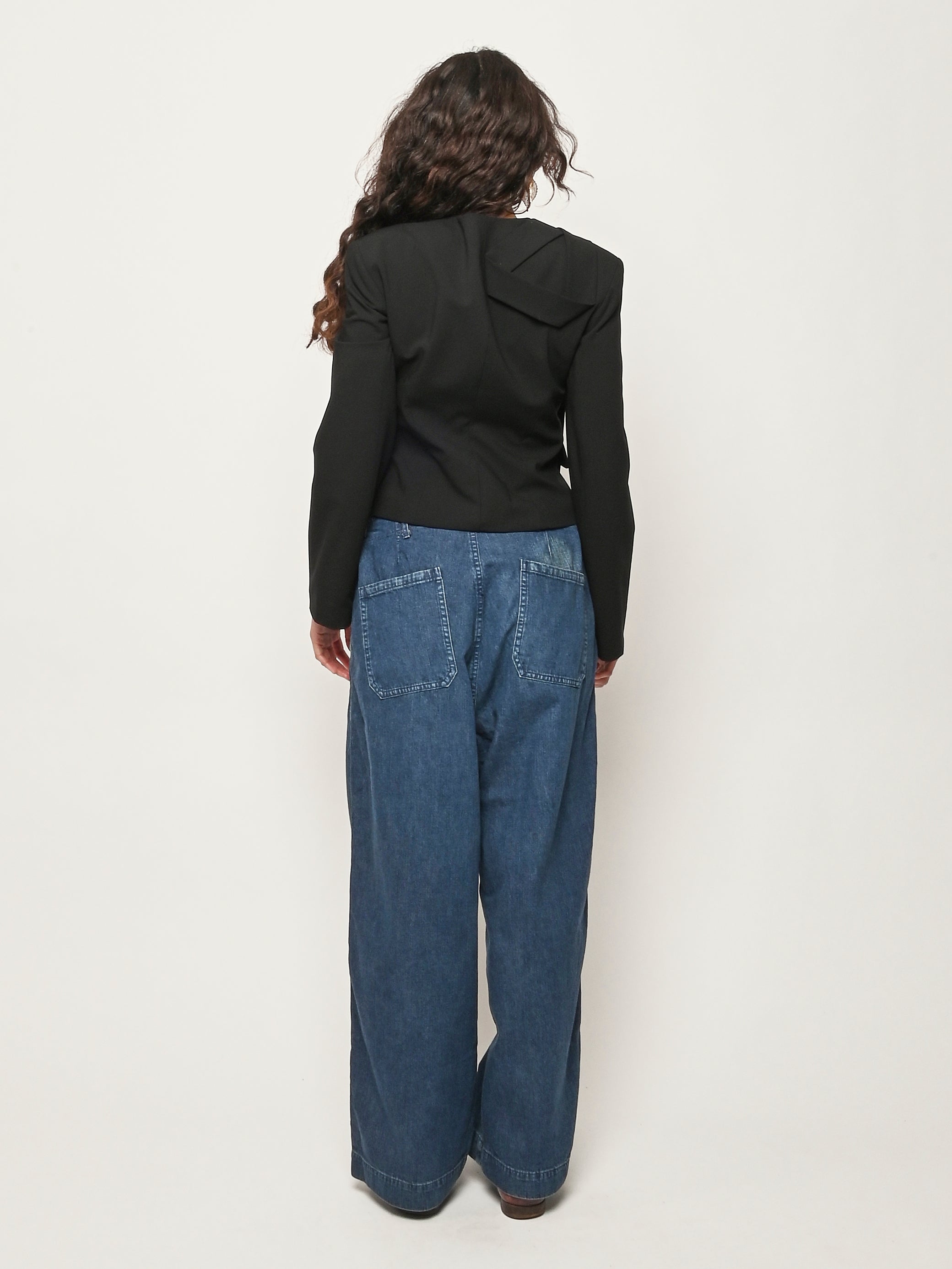 Chimala - Indigo US Navy Denim Trousers – Frances May