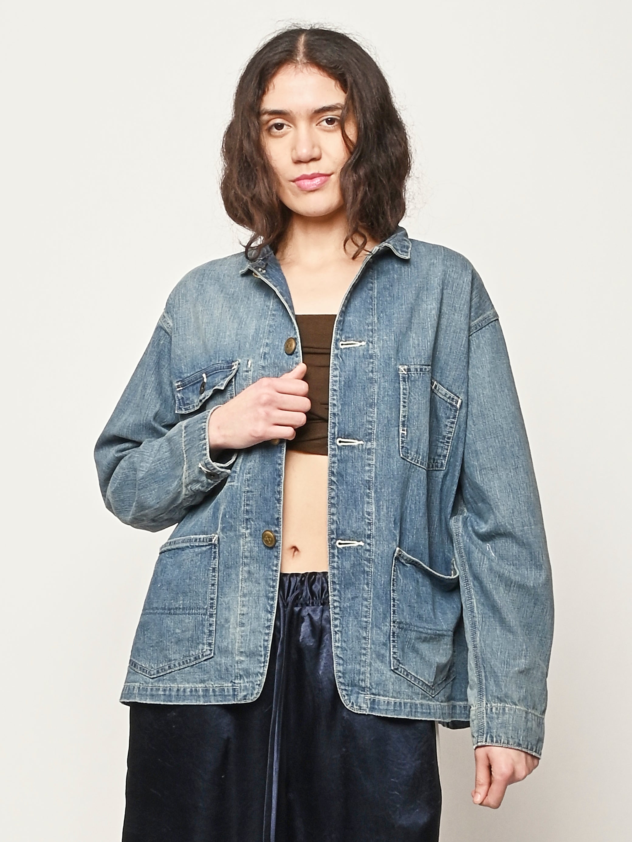 Chimala - Light Vintage Denim Short Chore Jacket – Frances May