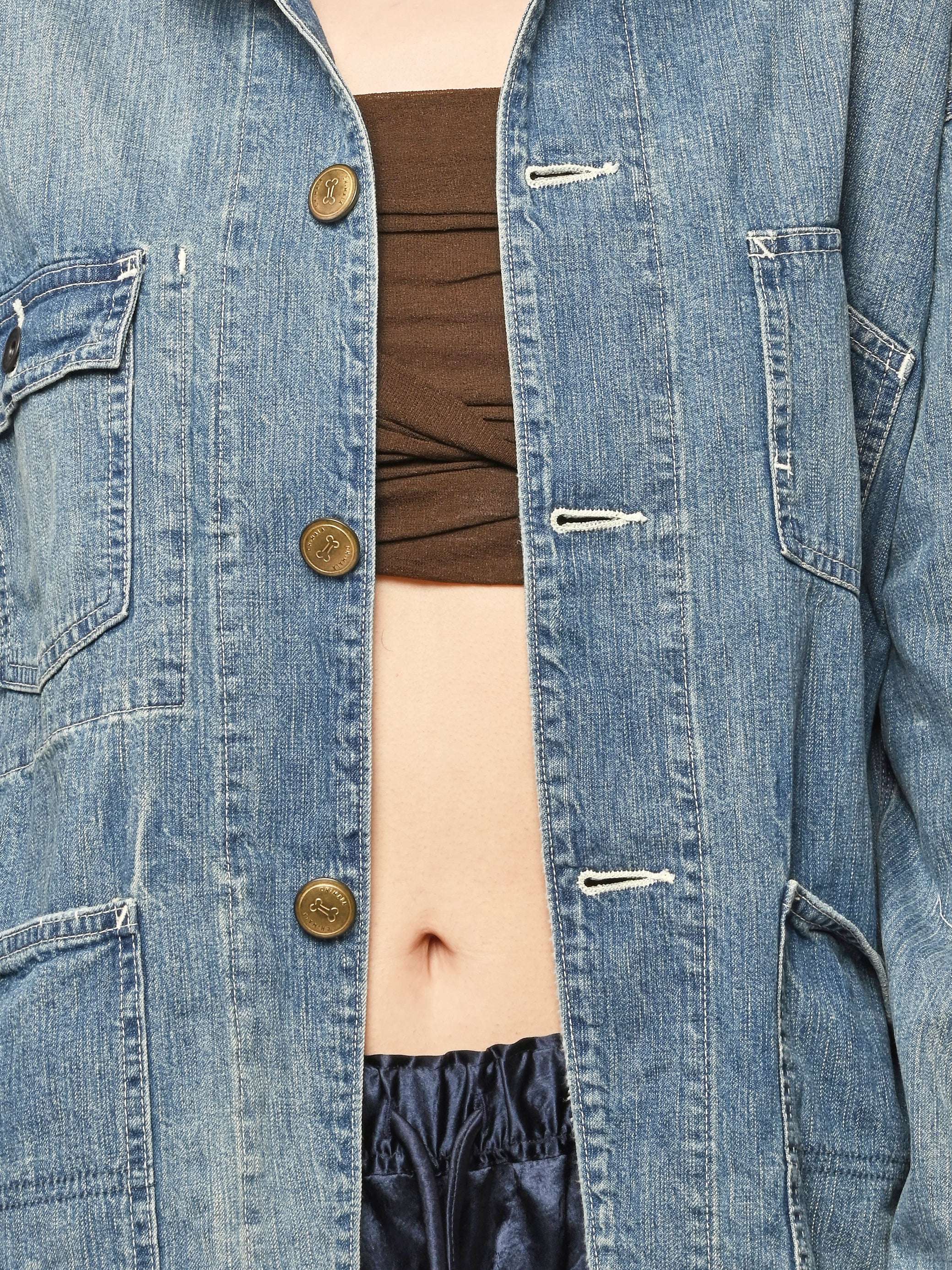 Chimala - Light Vintage Denim Short Chore Jacket – Frances May