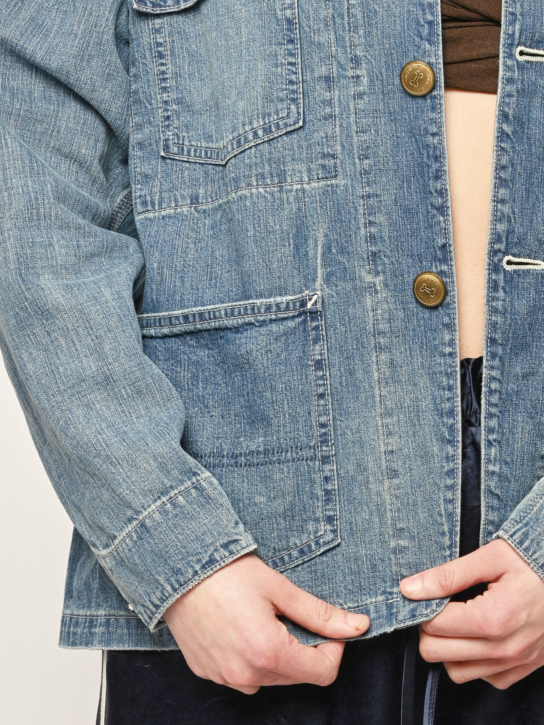 Chimala - Light Vintage Denim Short Chore Jacket – Frances May