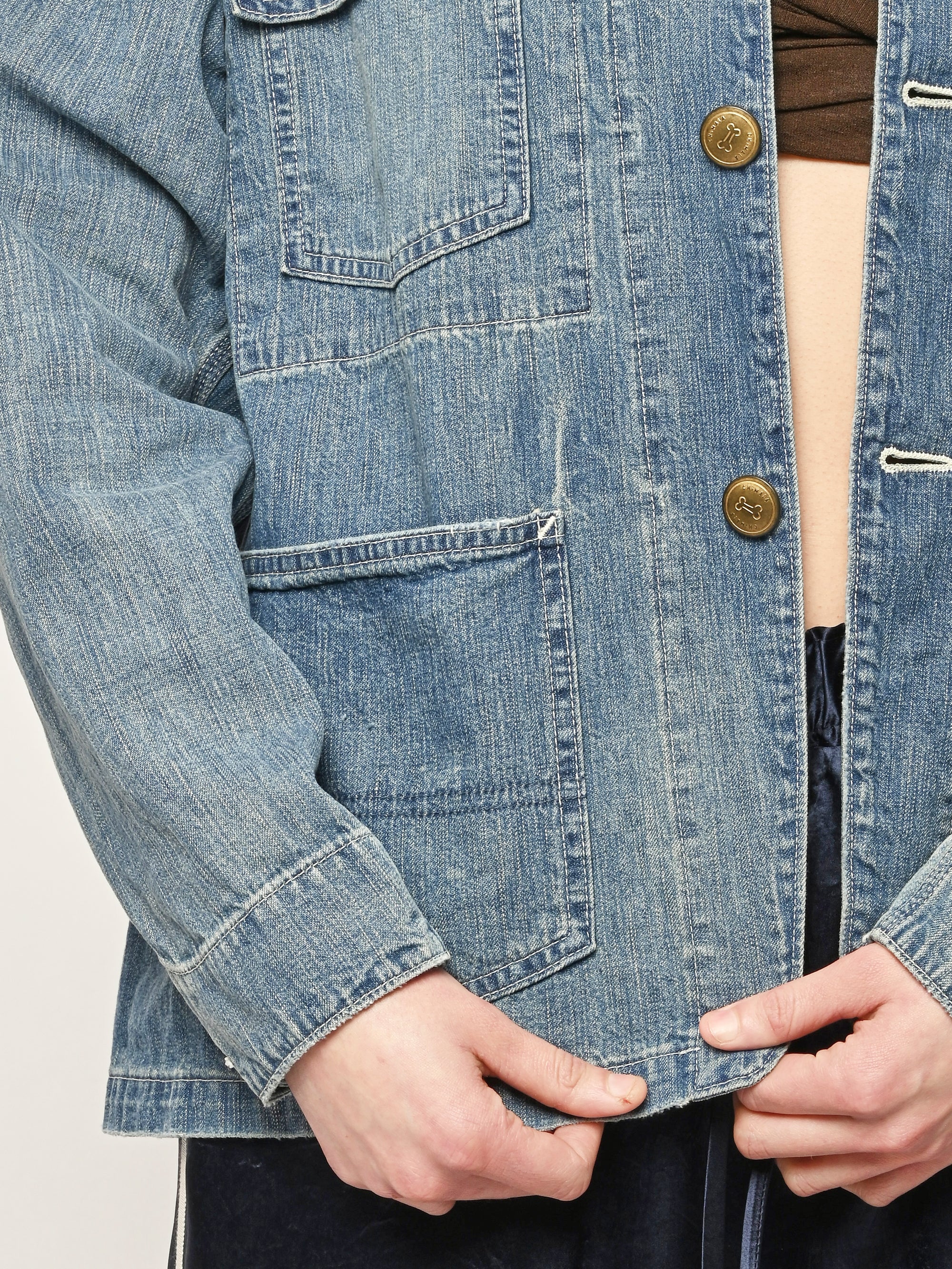 Chimala - Light Vintage Denim Short Chore Jacket – Frances May