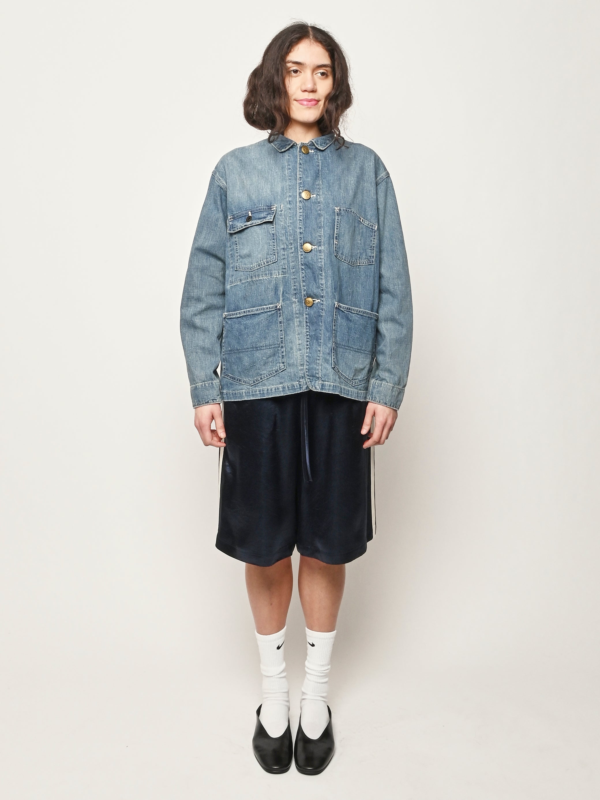 Chimala - Light Vintage Denim Short Chore Jacket – Frances May
