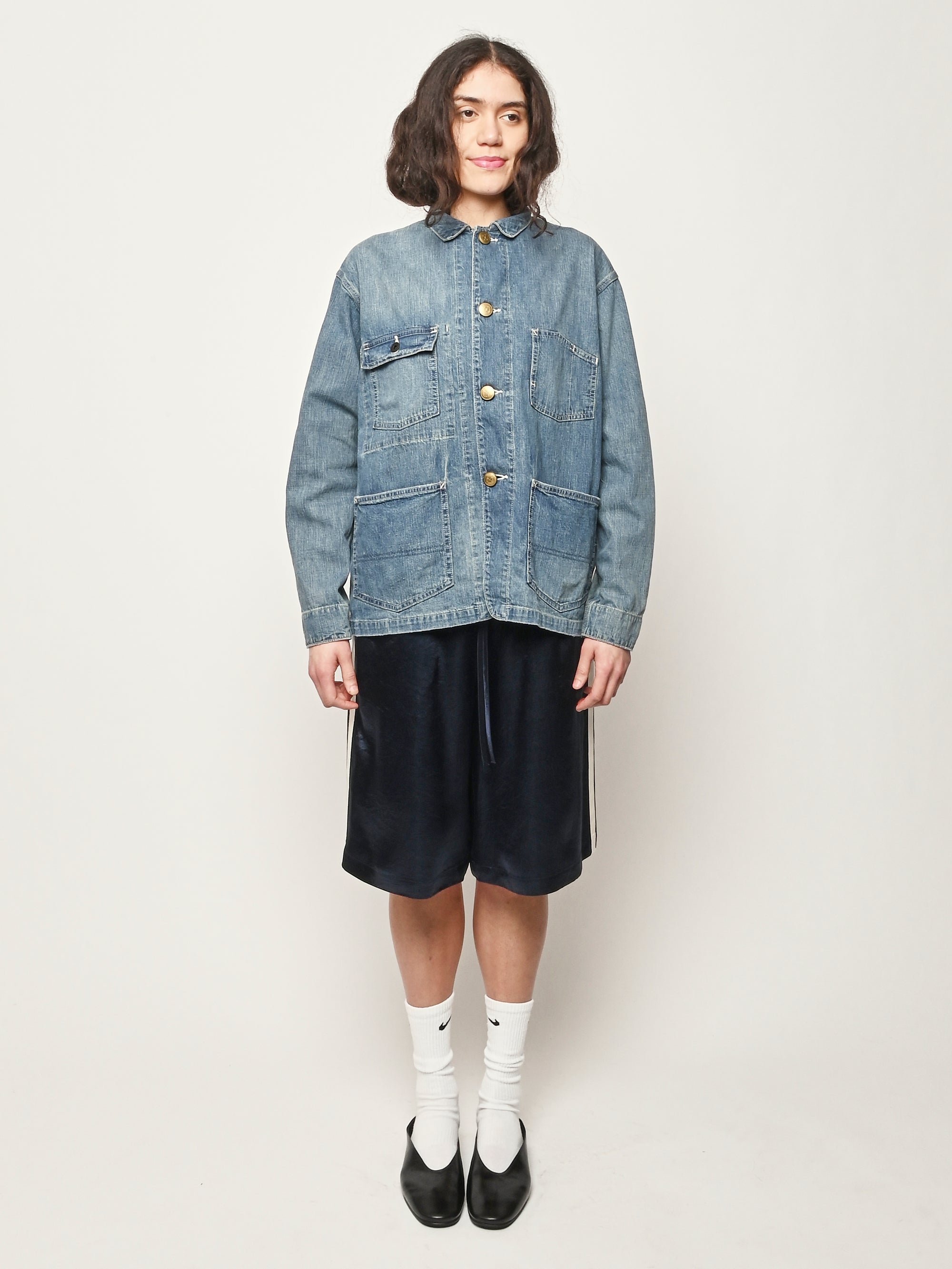 Chimala - Light Vintage Denim Short Chore Jacket – Frances May