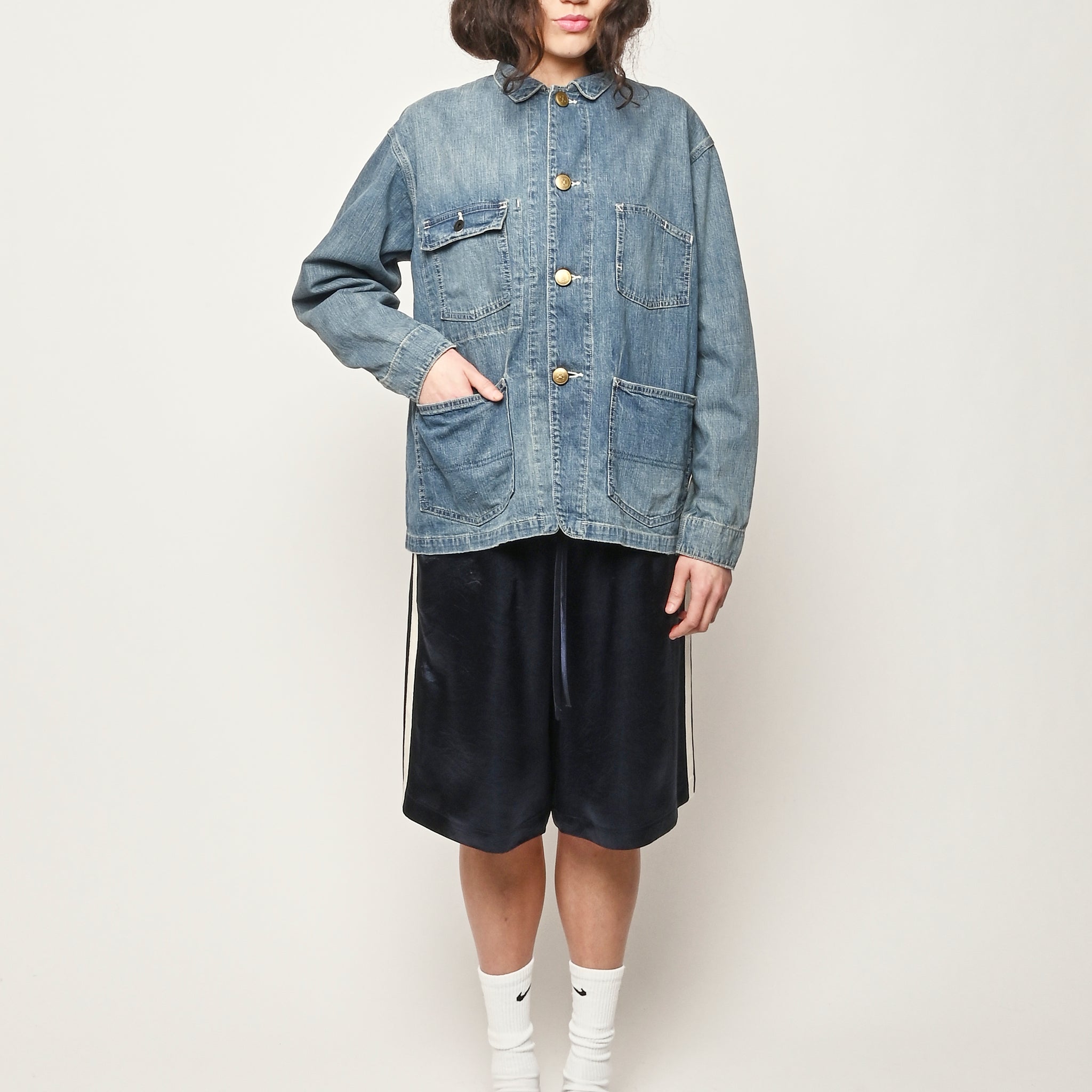 Chimala - Light Vintage Denim Short Chore Jacket – Frances May
