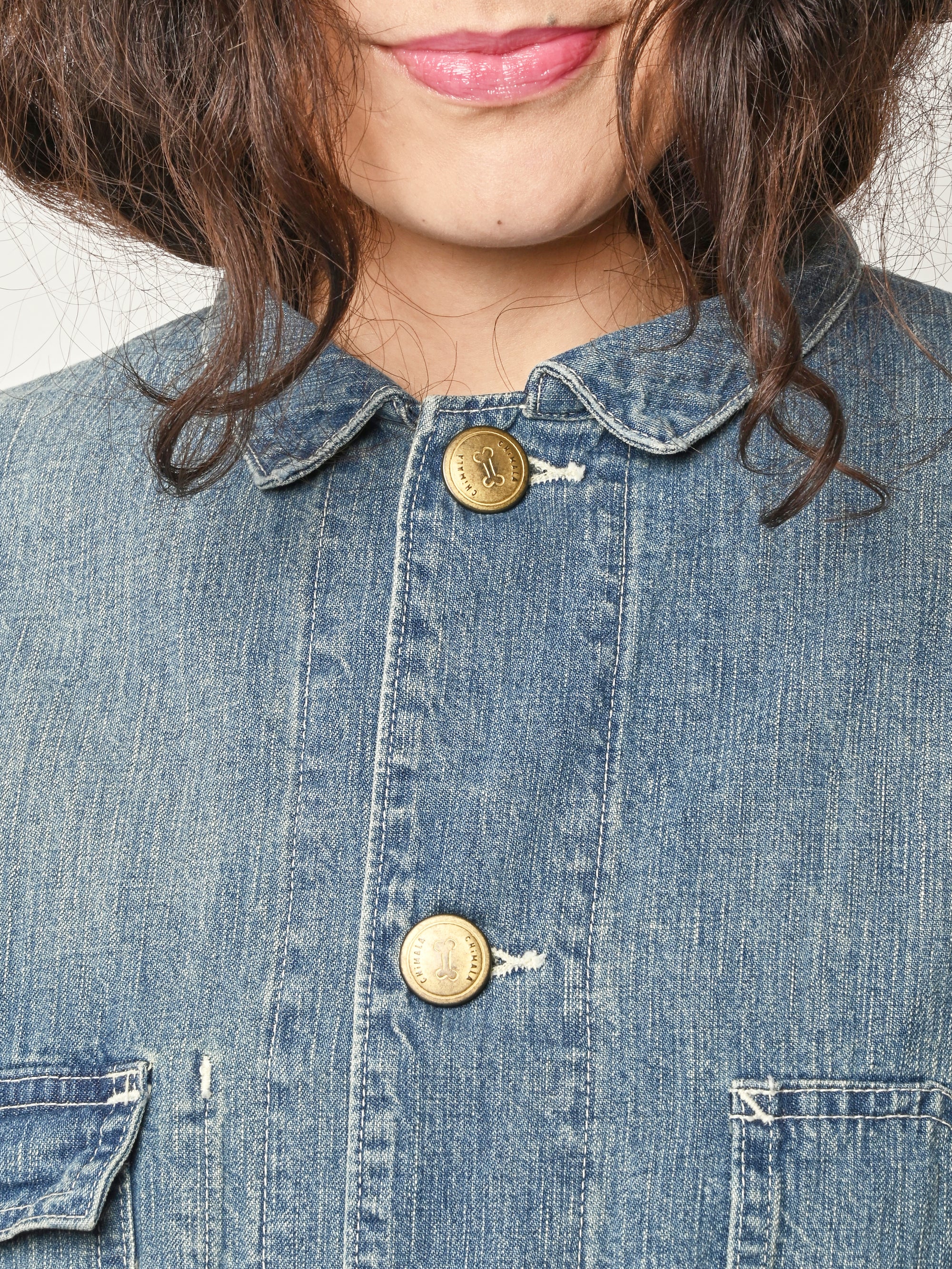 Chimala - Light Vintage Denim Short Chore Jacket – Frances May
