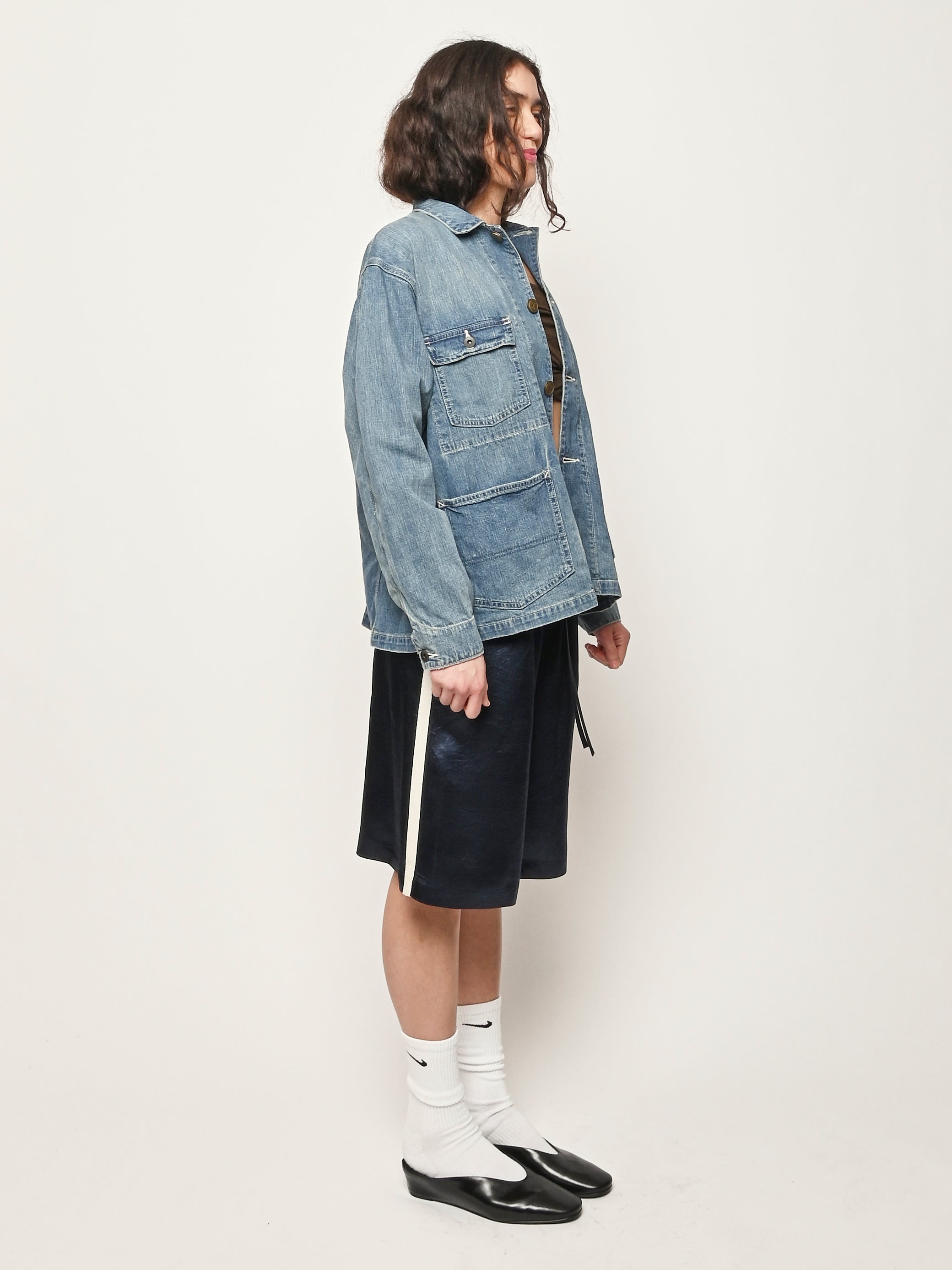 Chimala - Light Vintage Denim Short Chore Jacket – Frances May