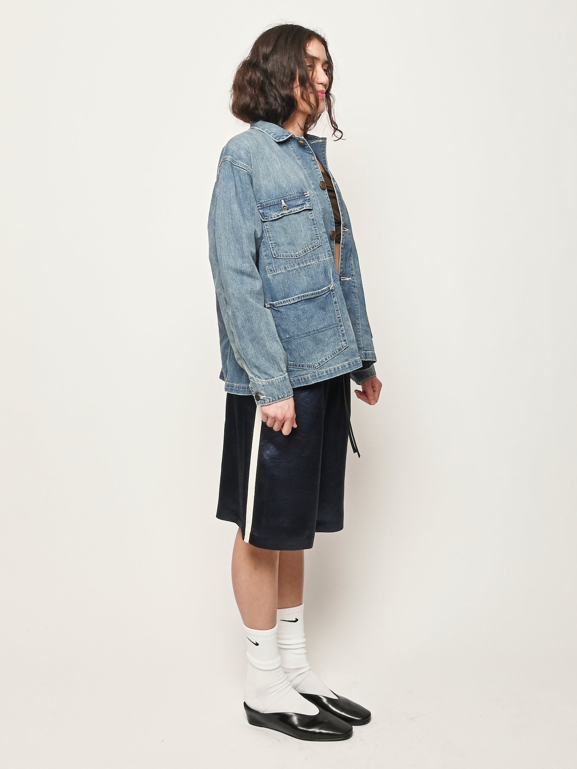 Chimala - Light Vintage Denim Short Chore Jacket – Frances May