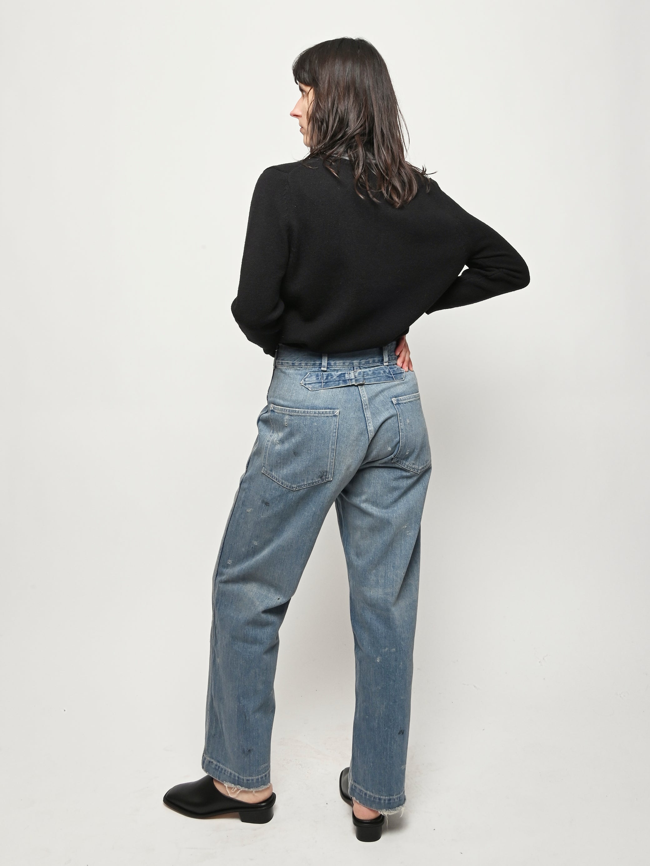 Chimala - Light Vintage US Army Style Denim Trousers (R) – Frances May
