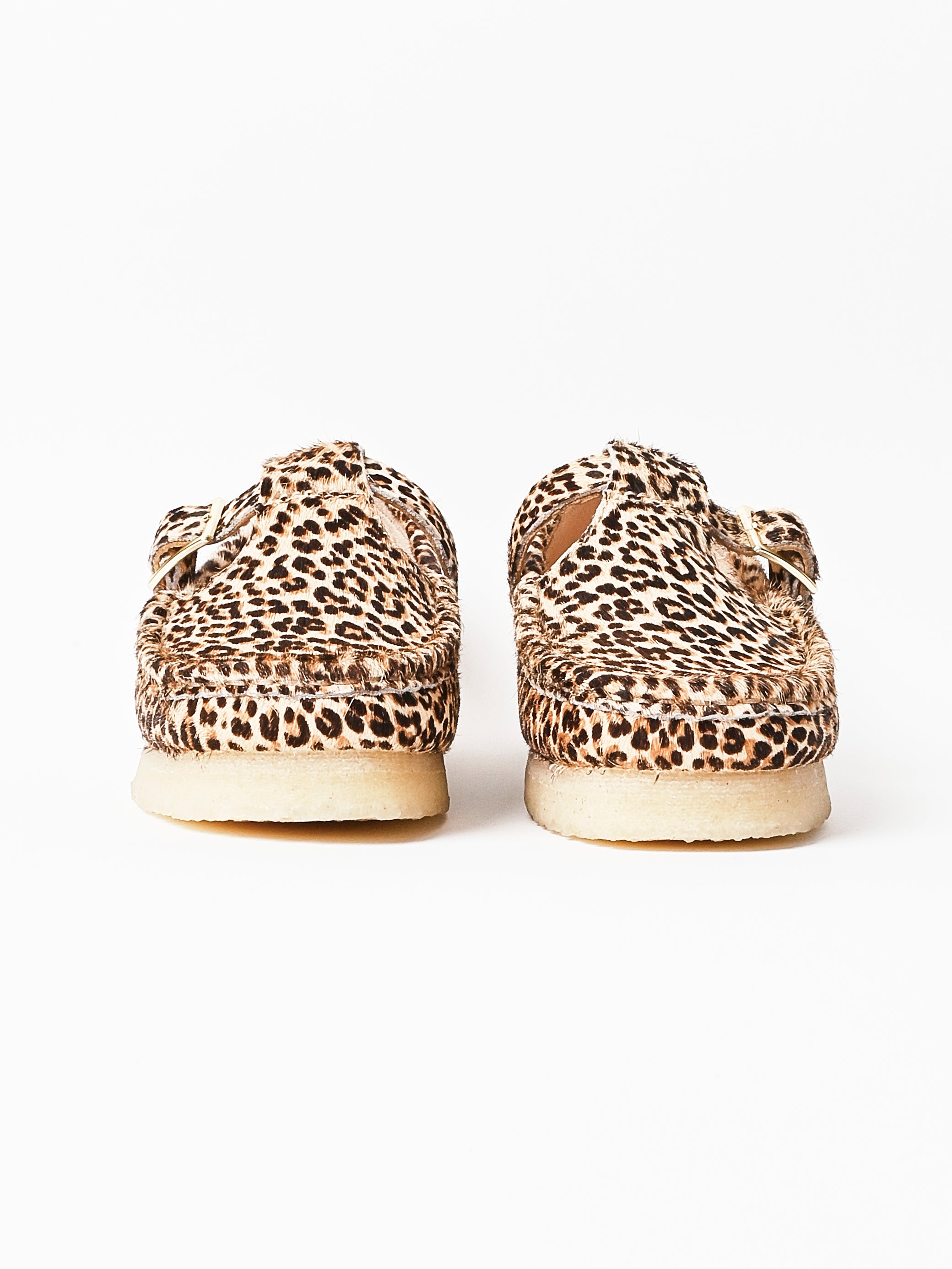 Clarks - Leopard Print Wallabee T Bar – Frances May