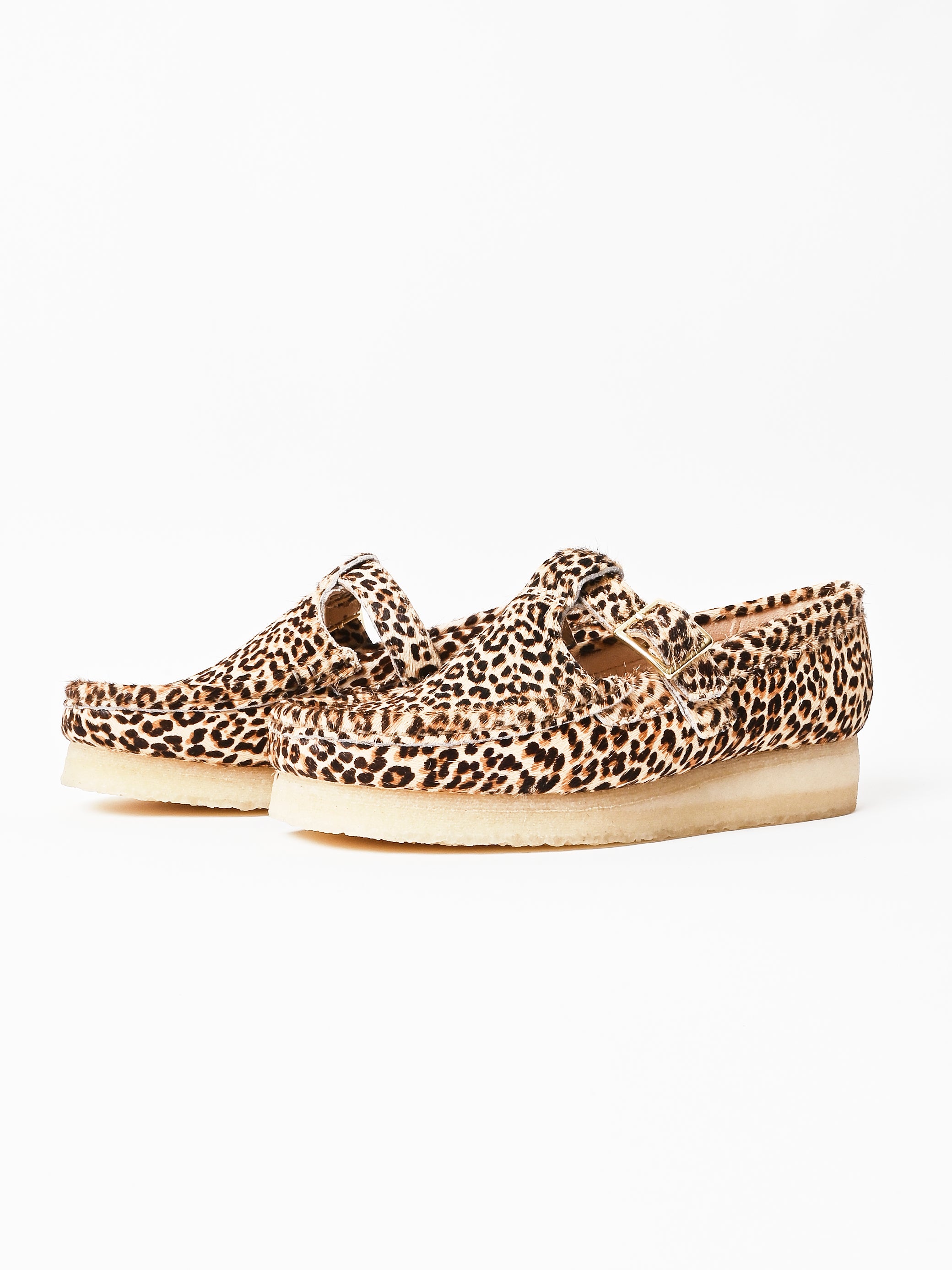 Clarks - Leopard Print Wallabee T Bar – Frances May