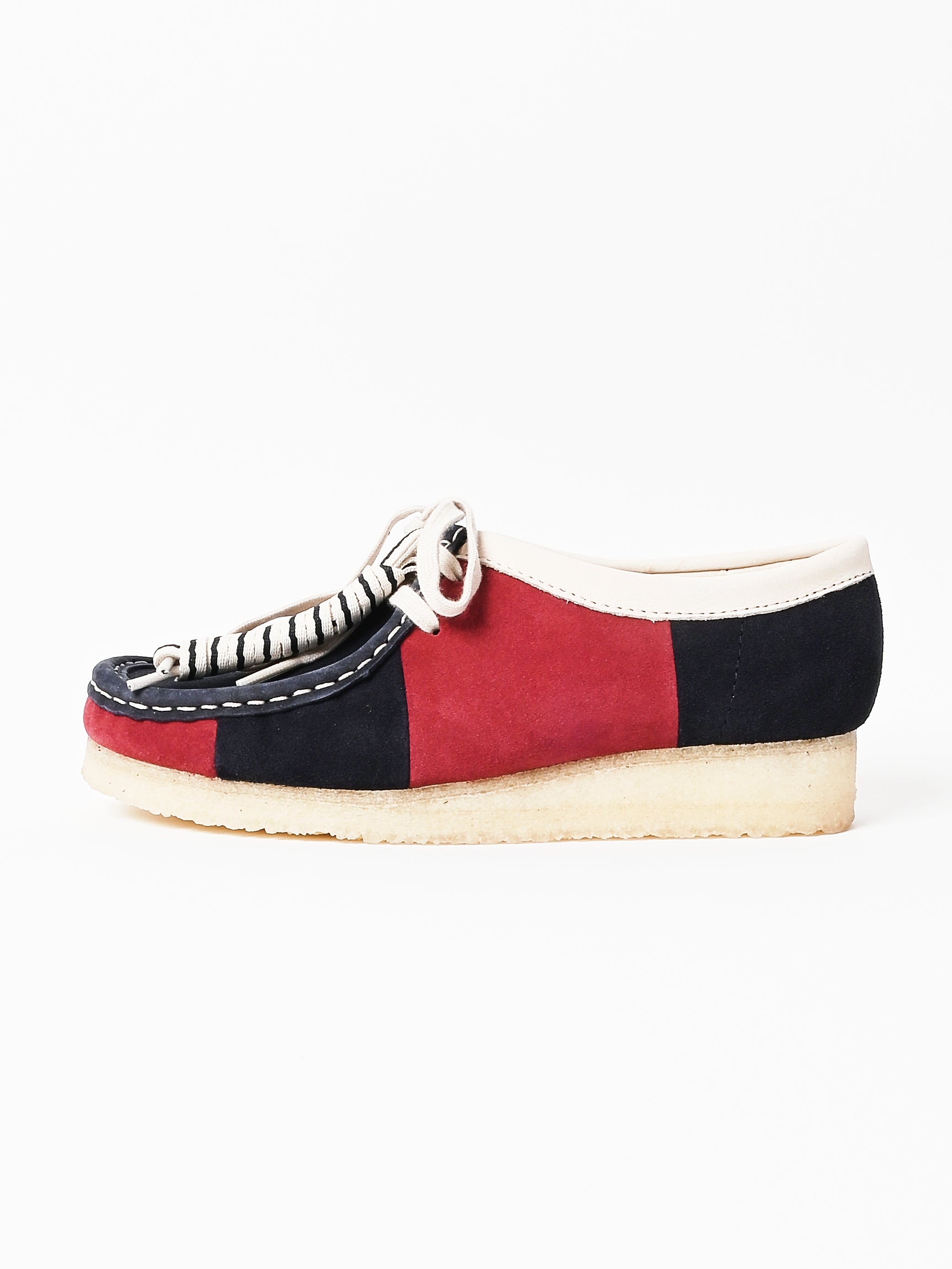 Clarks - Navy Stripe Wallabee – Frances May