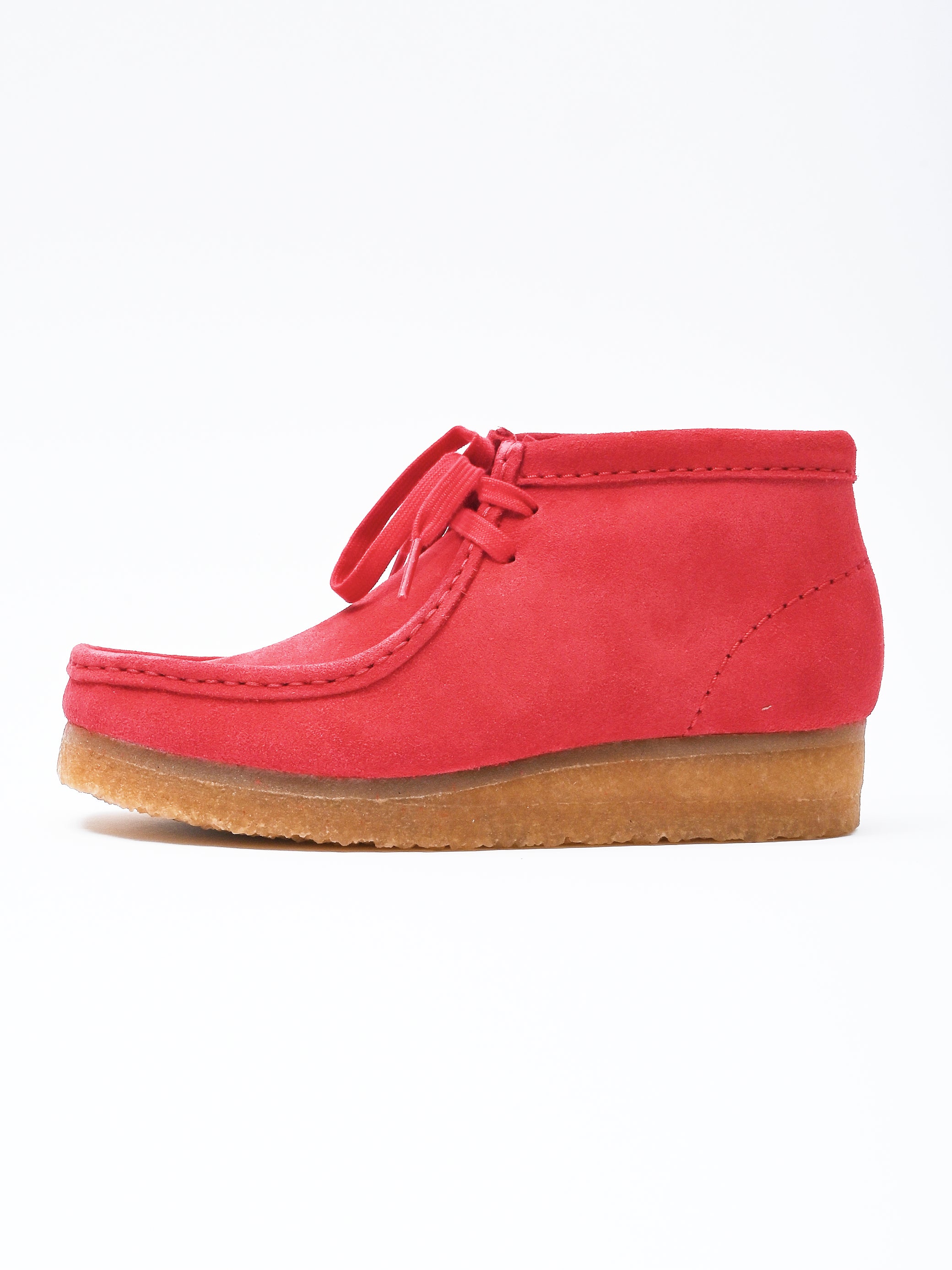 Clarks Padmore Men’s Red Suede Wallabee Boot MENS CLARKS WALLABEE (RED SUEDE) main image 2