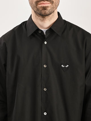 Black/Black Heart L/S Shirt