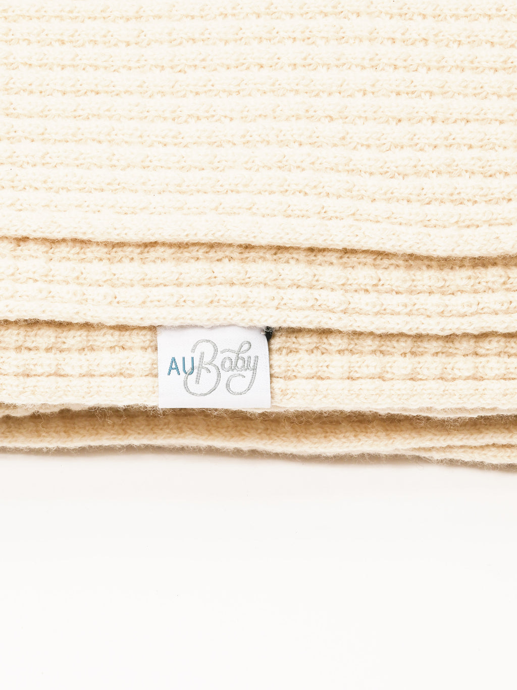 Cream Popcorn Wool Blanket