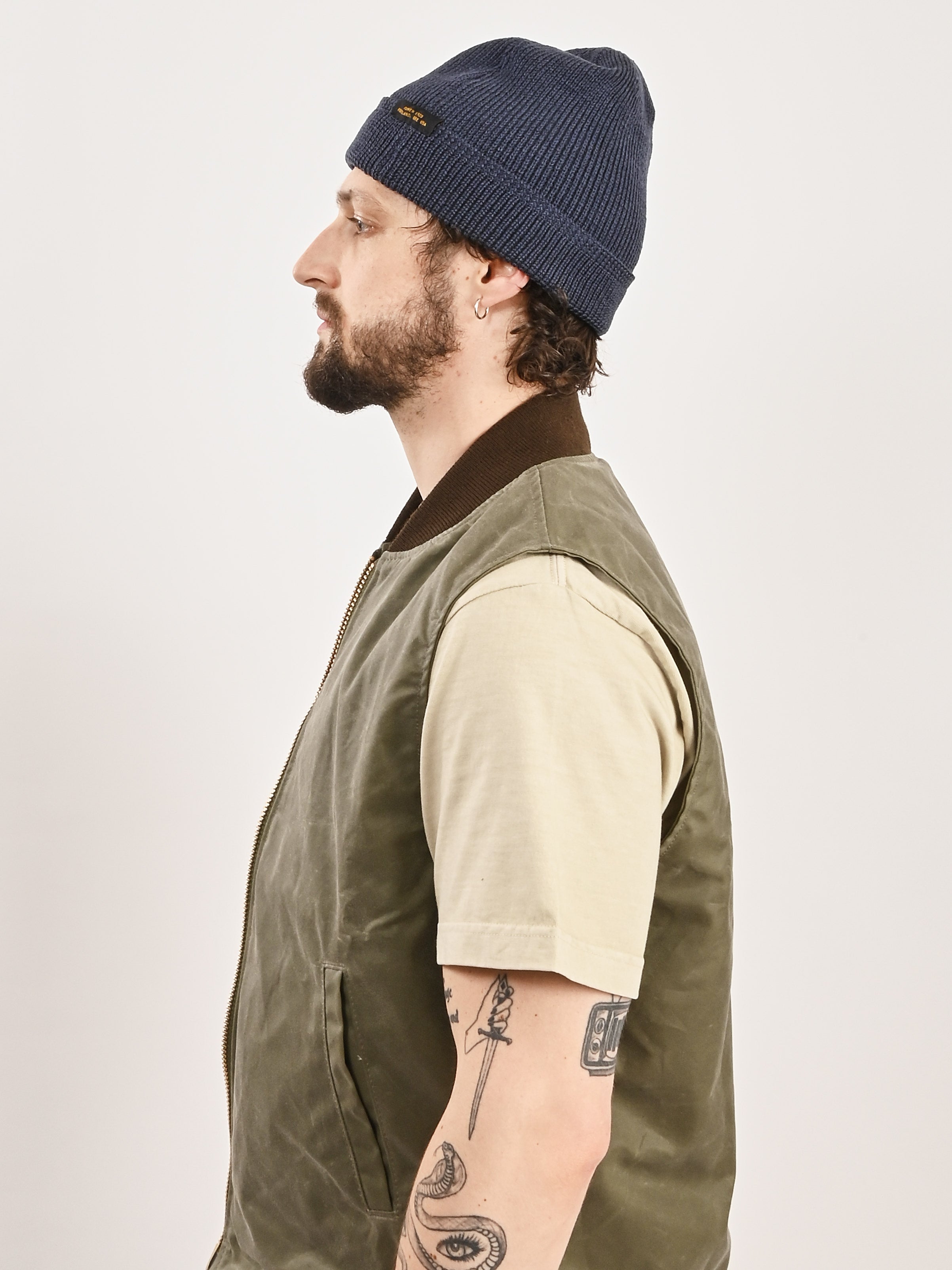 Dehen 1920 - Centennial Blue Wool Knit Watch Cap – Frances May