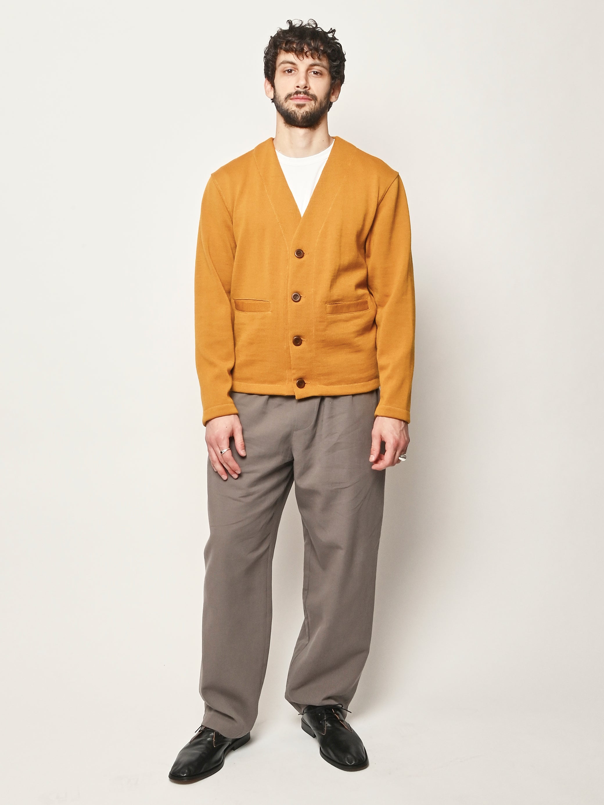 Dehen 1920 - Old Gold Slouchy Cardigan – Frances May