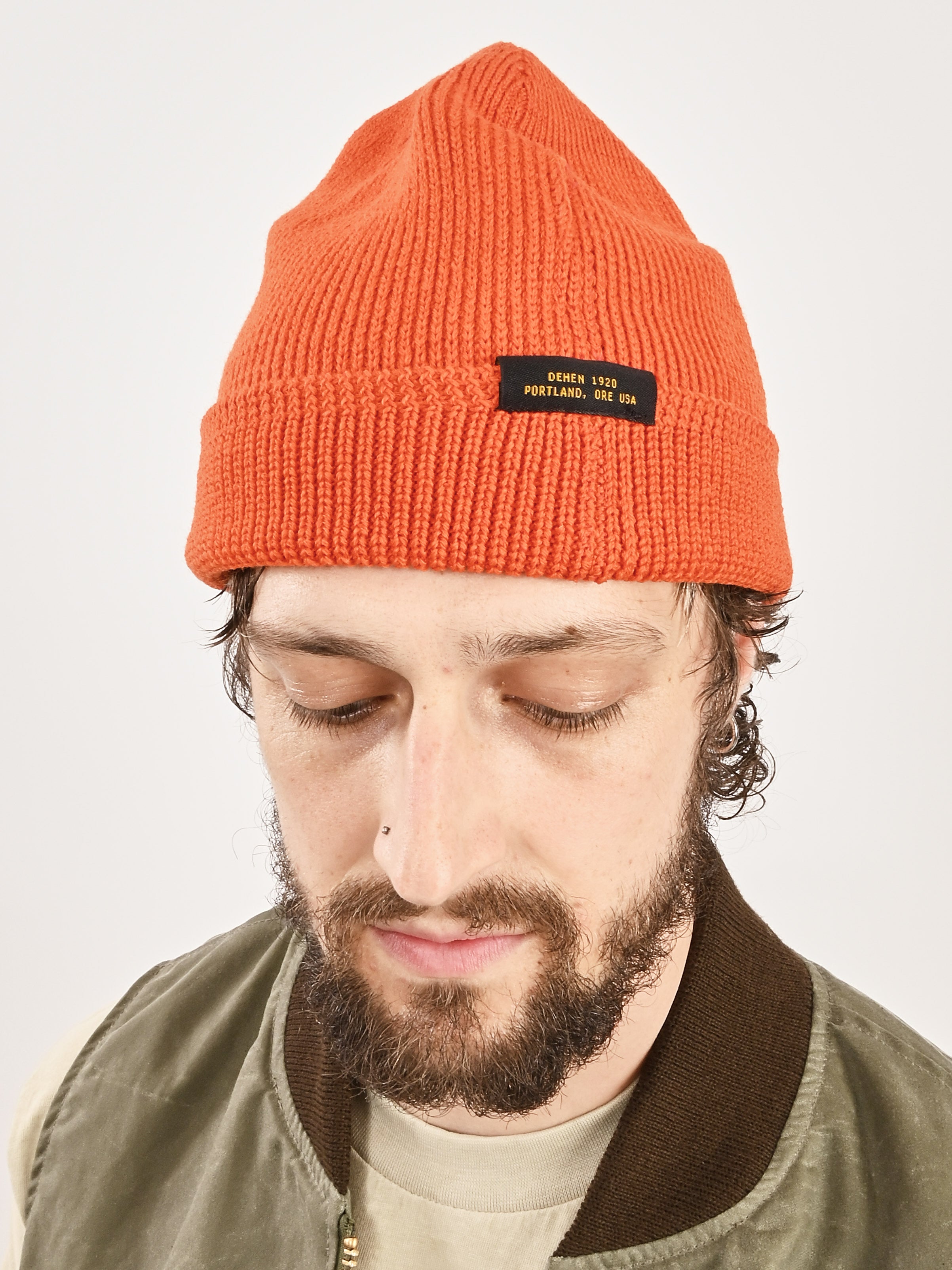 ザリアルマッコイズ CIVILIAN WOOL WATCH CAP ORANGE CIVILIAN WOOL