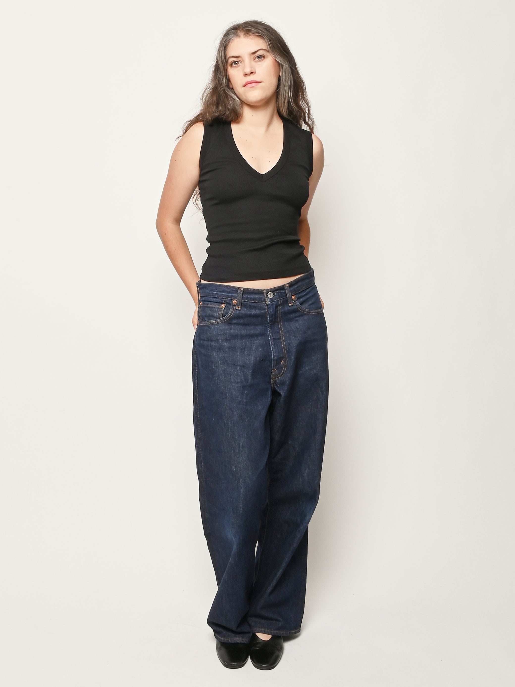 FLORE FLORE - Black Dewi Tank – Frances May