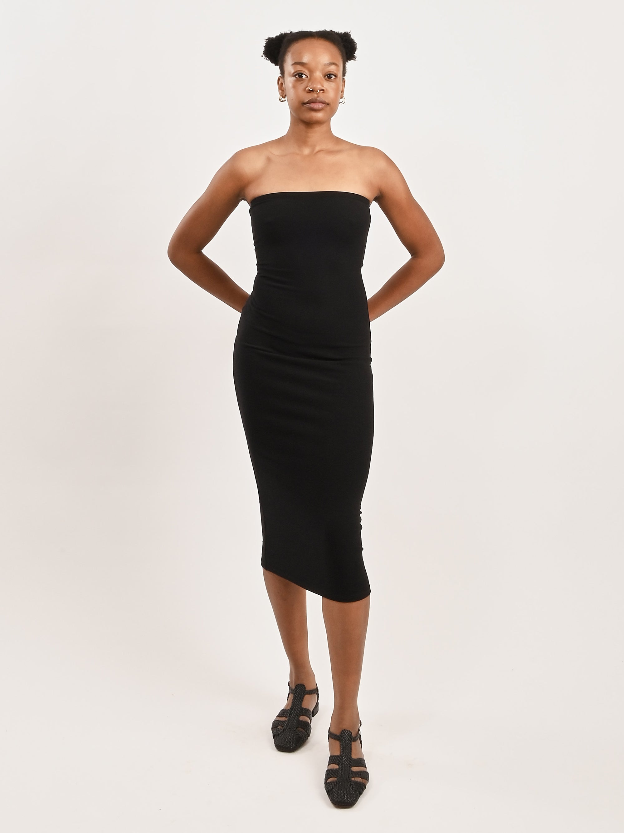 Gil Rodriguez - Black The Tube Convertible Midi Dress Frances May Gil Rodriguez - Black The Tube Convertible Midi Dress Frances May