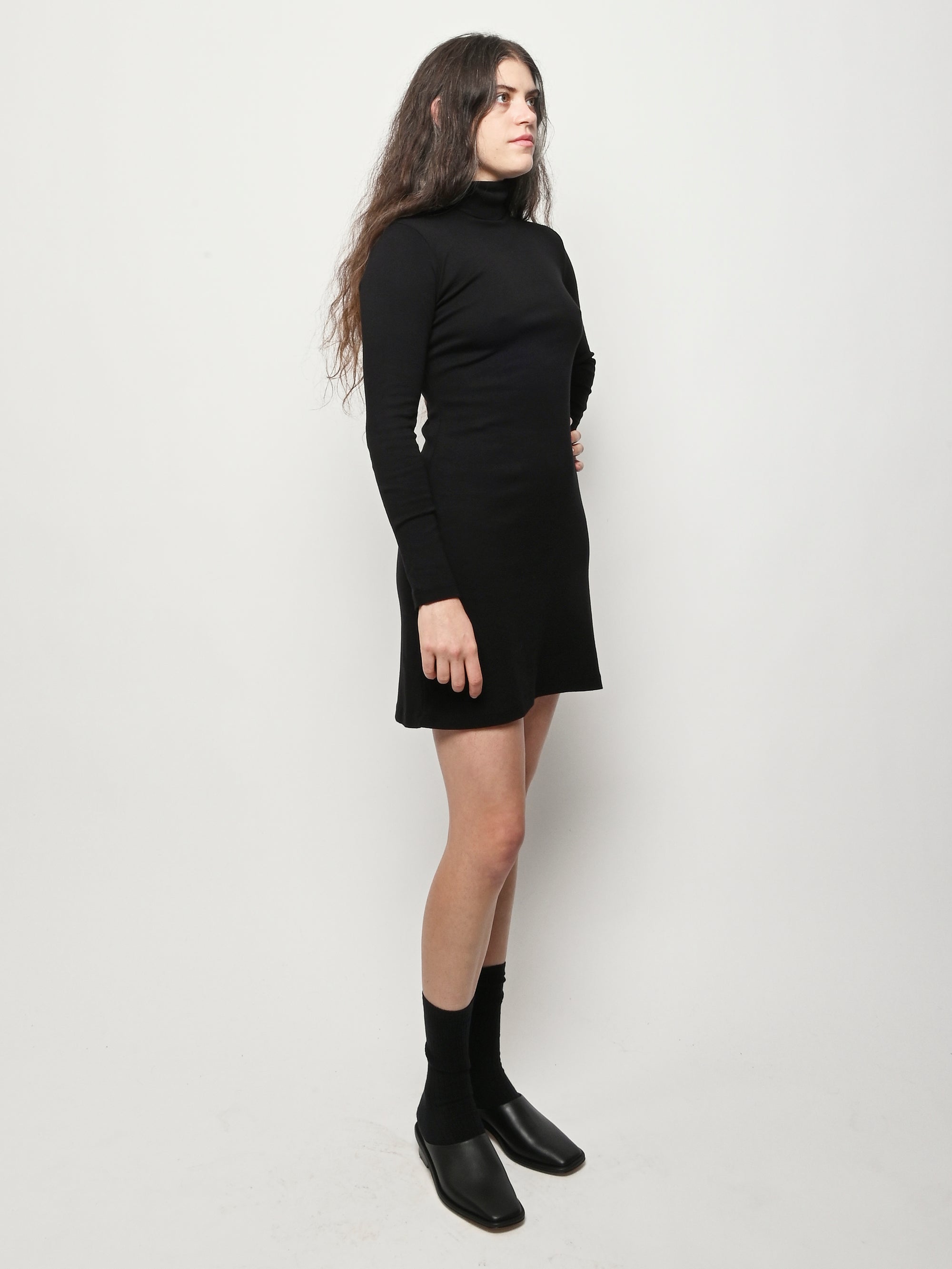 turtleneck black mini dress Gil Rodriguez Turtleneck L/S Bellevue Mini Dress