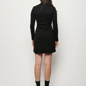 long sleeve turtleneck black dress Trina Turk Women's Larissa 2 Dress - Black main image 1