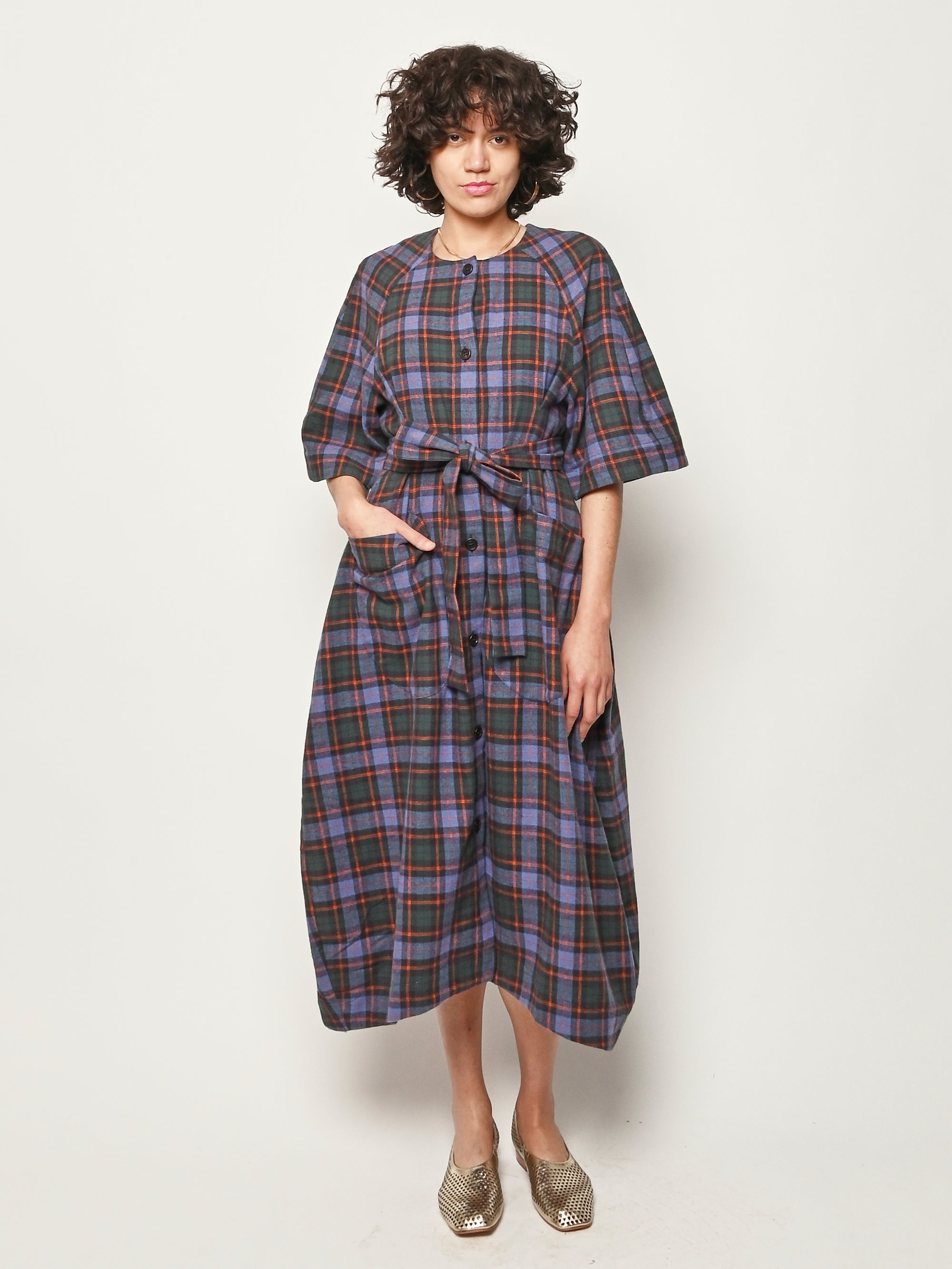 Henrik Vibskov ONE Dress Day dress, Women's, Size: Large, Blue