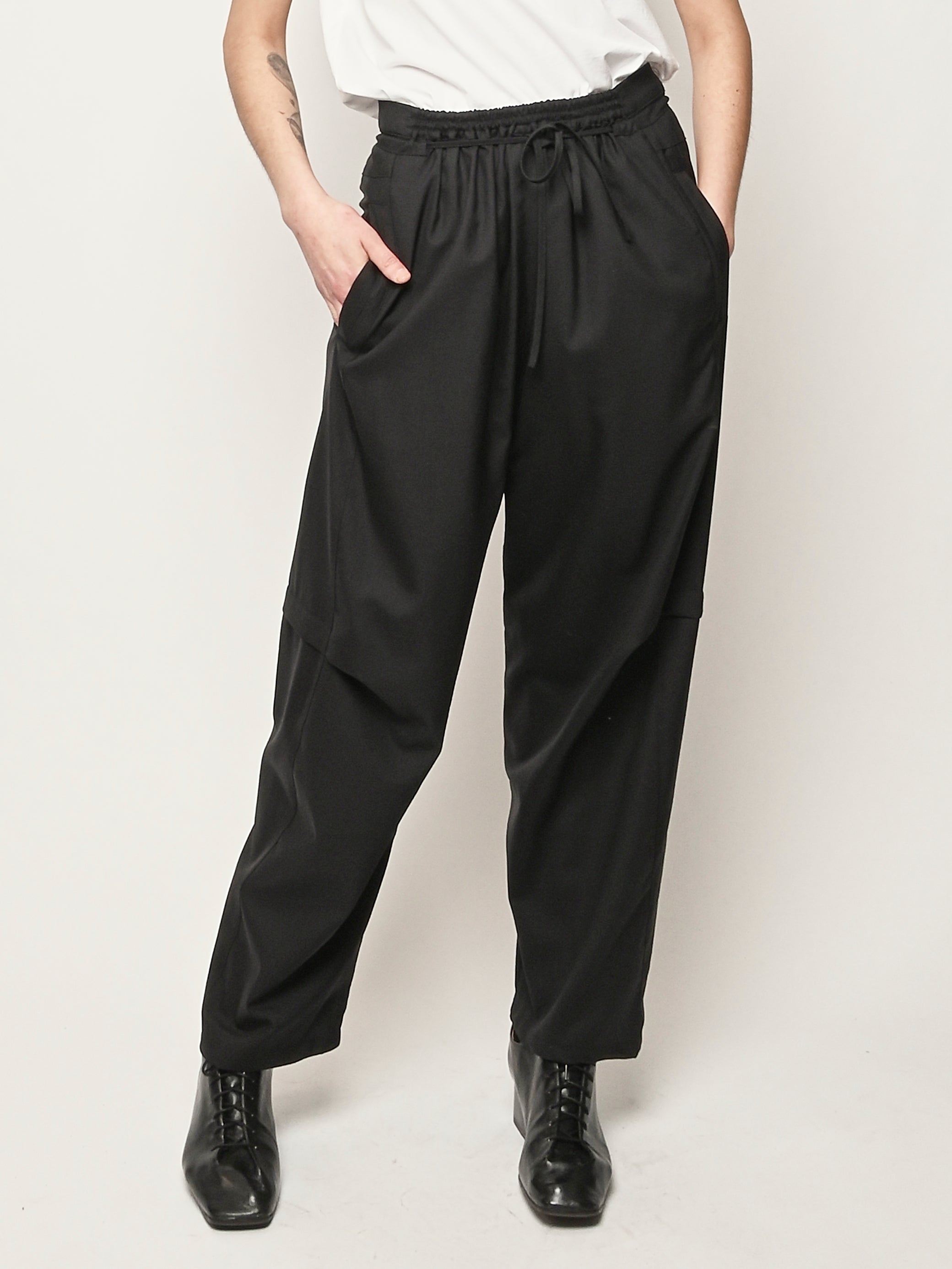 Henrik Vibskov - Tropical Black Drawstring Pants – Frances May