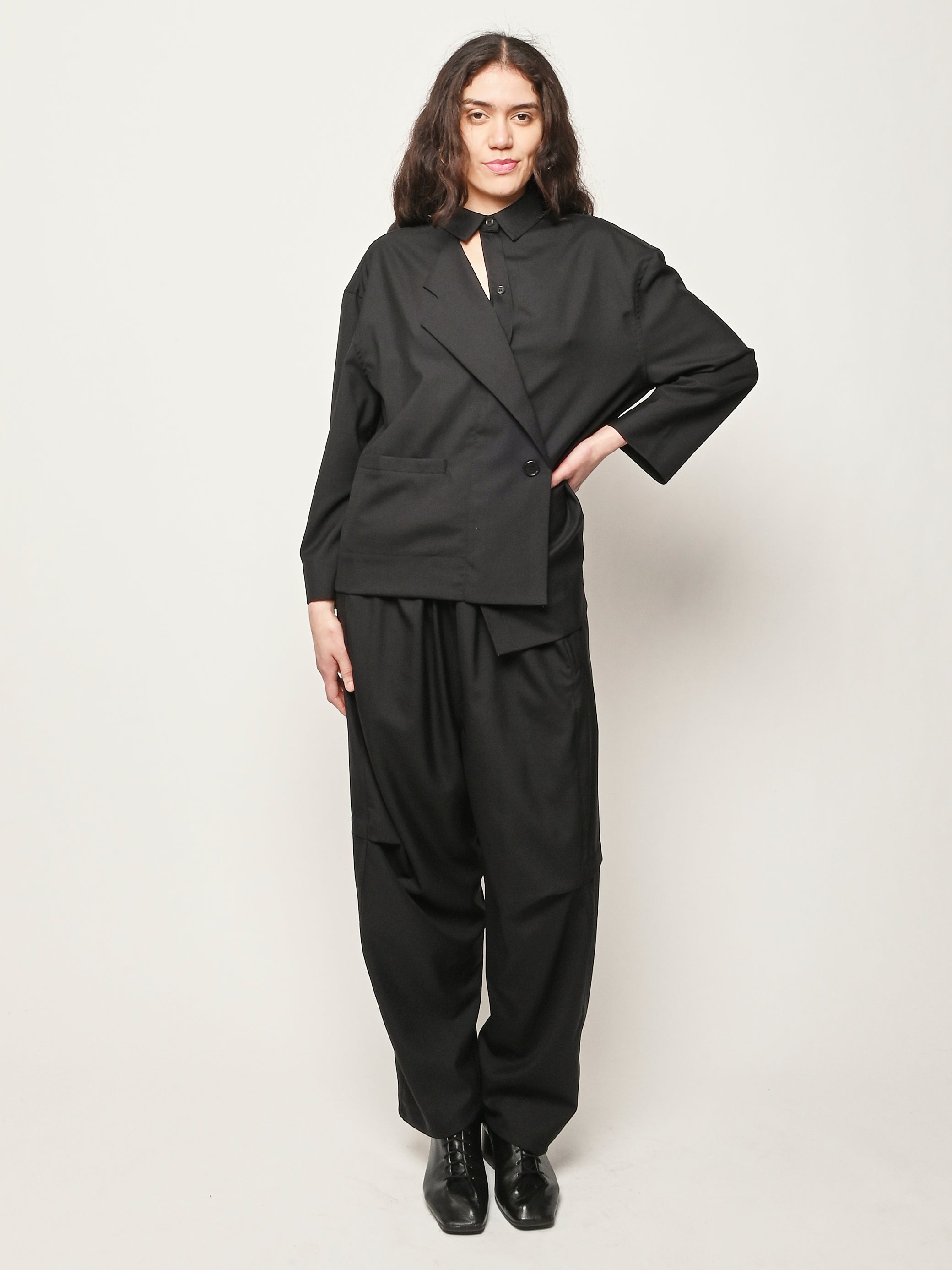 HENRIK VIBSKOV 綿ナイロン ジャケット黒 Henrik Vibskov - Tropical Black Sjacket – Frances May