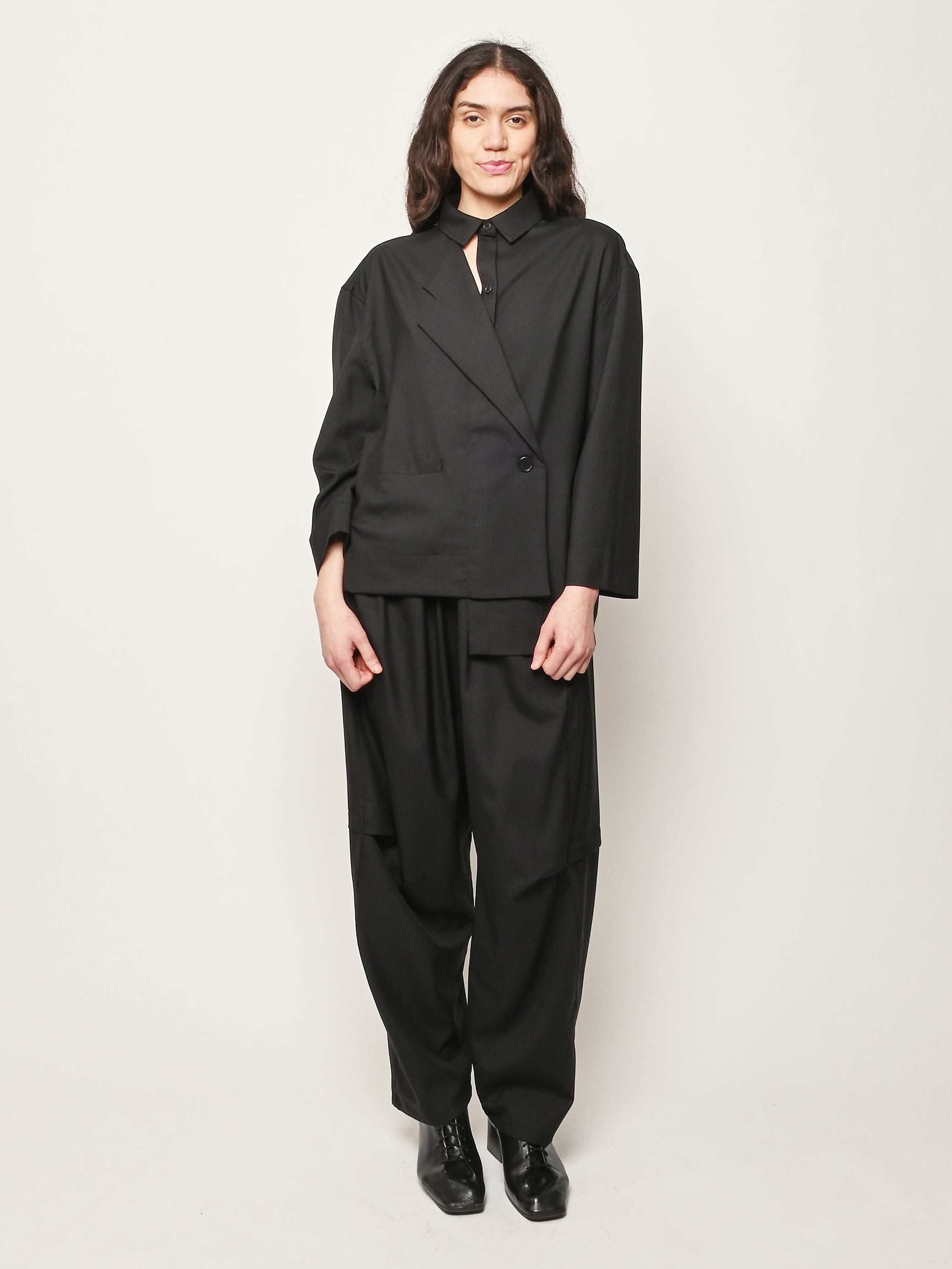 ジャケット・アウター HENRIK VIBSKOV BLACK FIELD JACKET Henrik Vibskov - Tropical Black Sjacket – Frances May