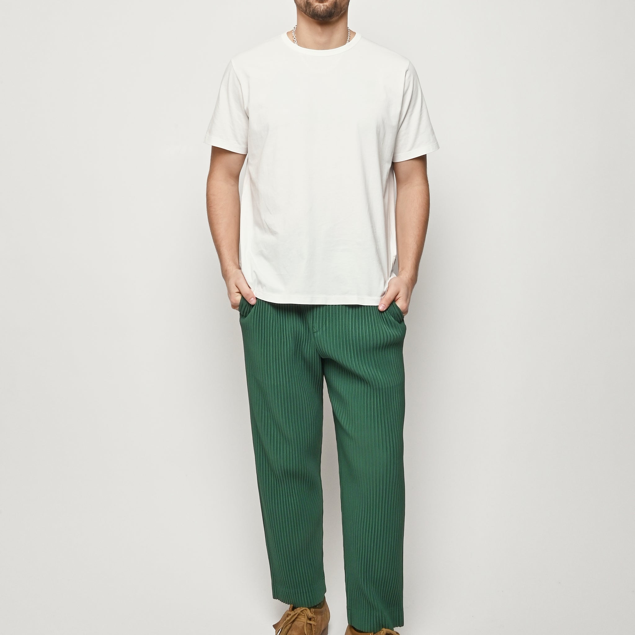 Homme Plisse Issey Miyake - Celadon Green November Pants – Frances May