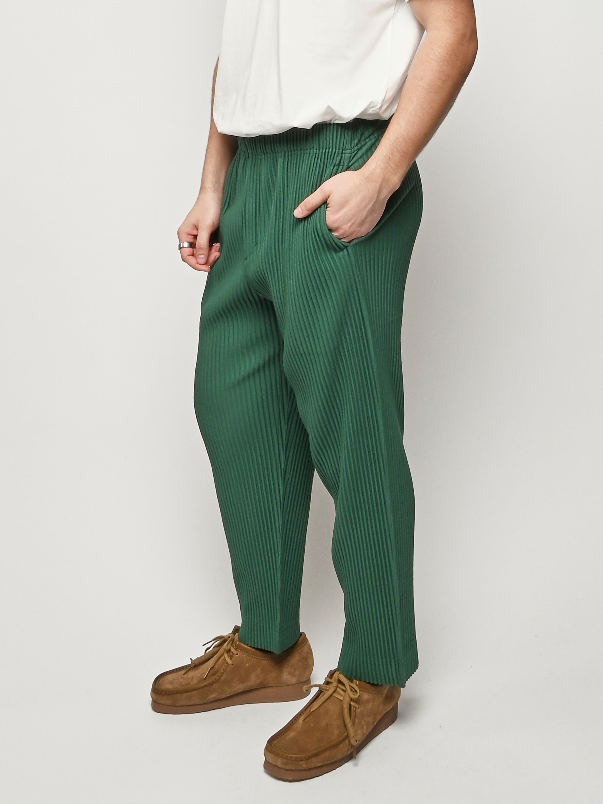 Homme Plisse Issey Miyake - Celadon Green November Pants – Frances May