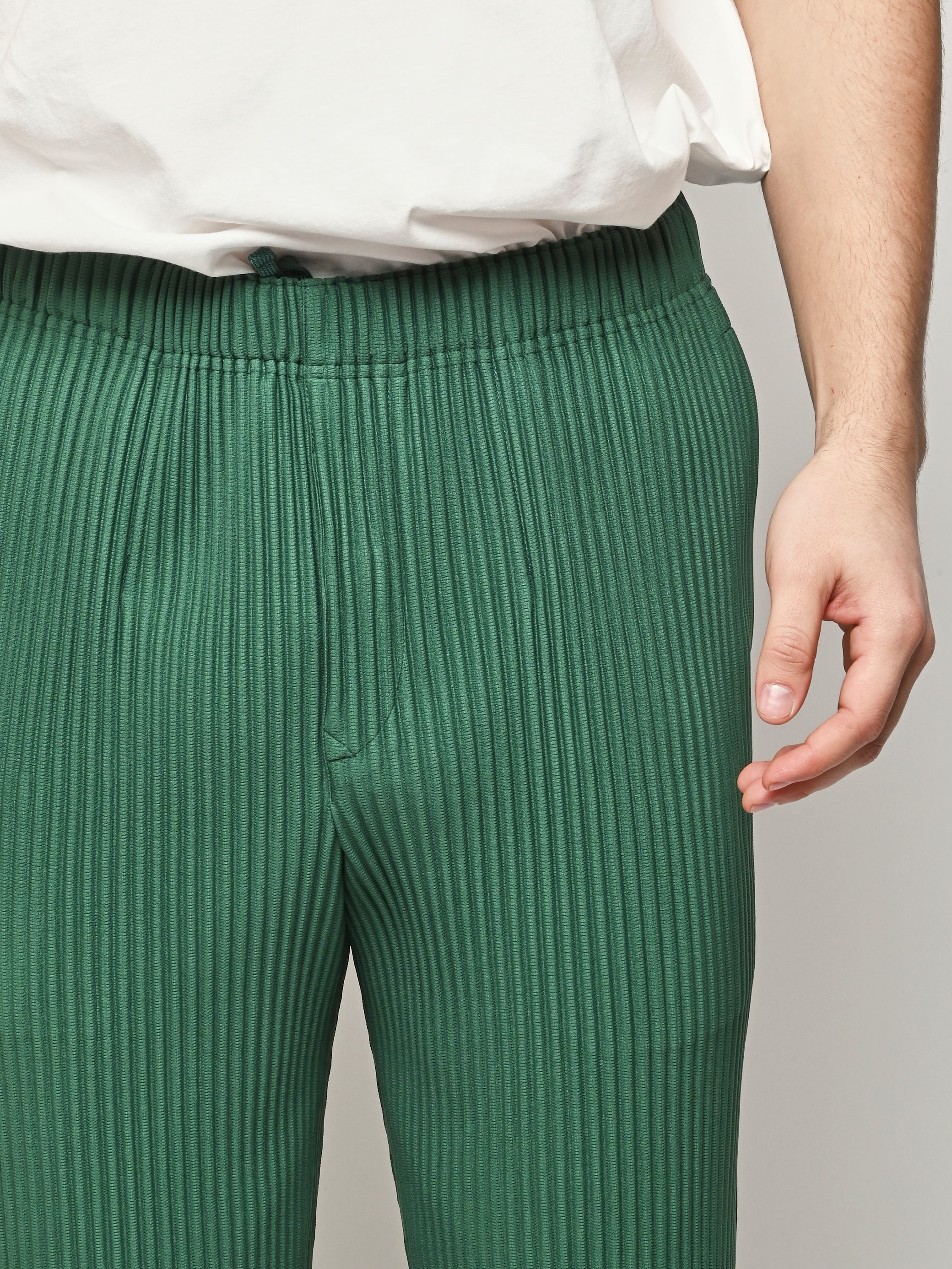 Homme Plisse Issey Miyake - Celadon Green November Pants – Frances May