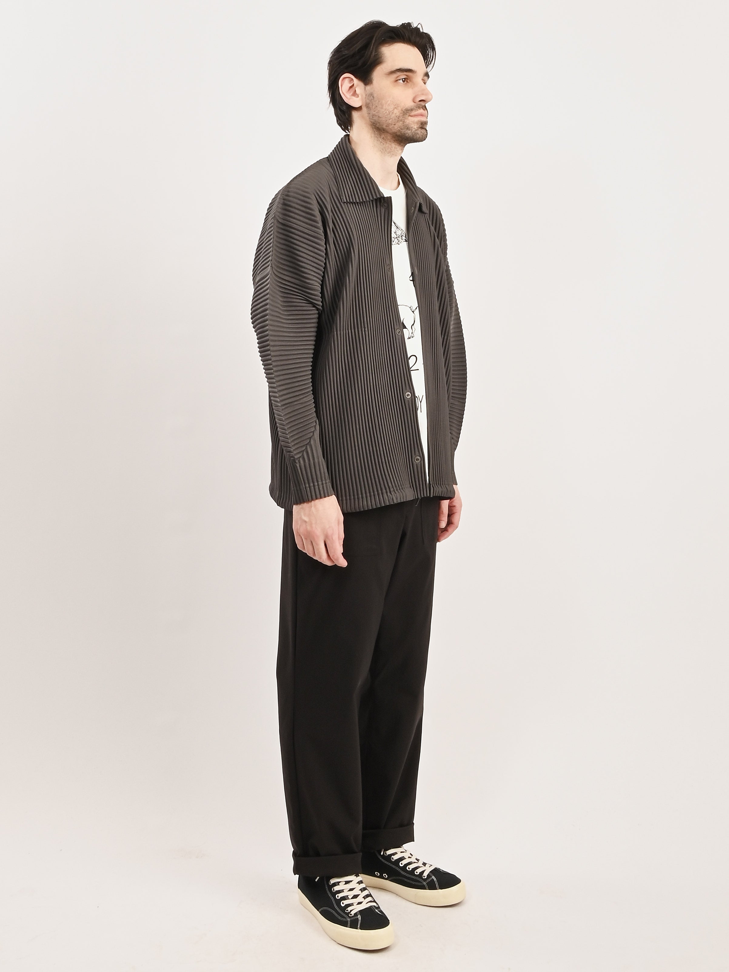 Homme Plisse Issey Miyake - Charcoal Grey Mc March Jacket