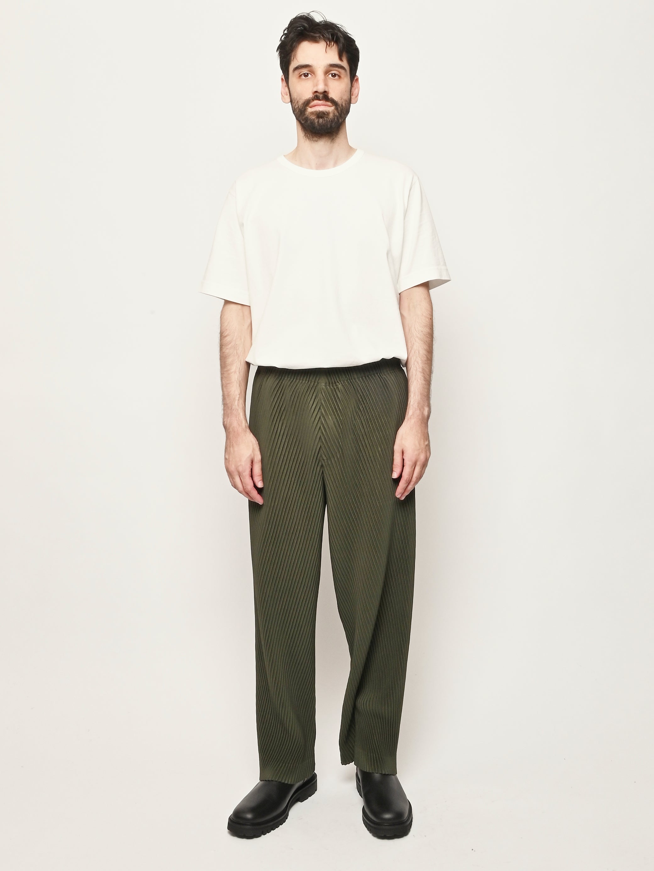Homme Plisse Issey Miyake - Dim Green Slash Pant – Frances May